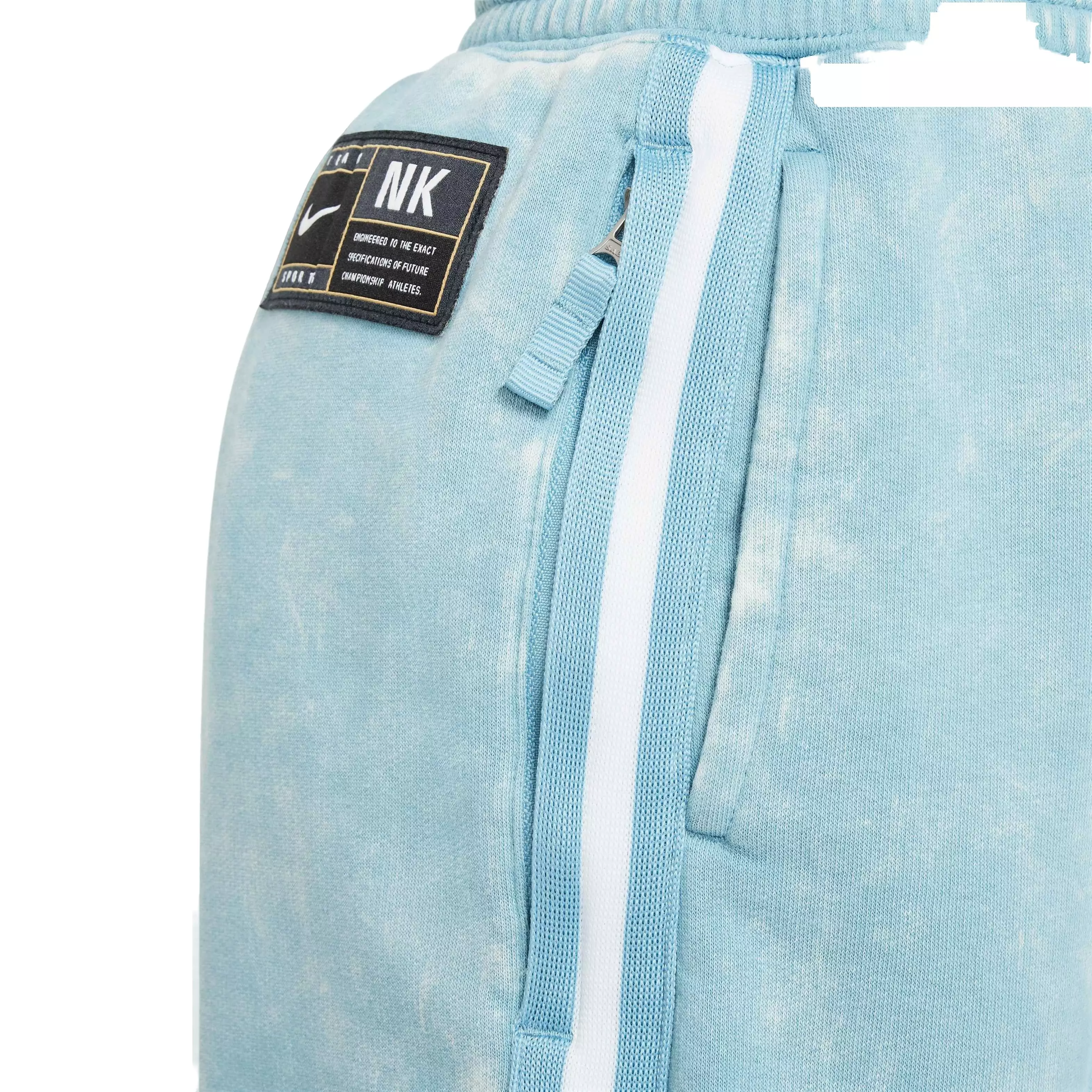 Nike Big Kids' COB DNA Fleece Short Wash Basketball Shorts - TURQUOISE 