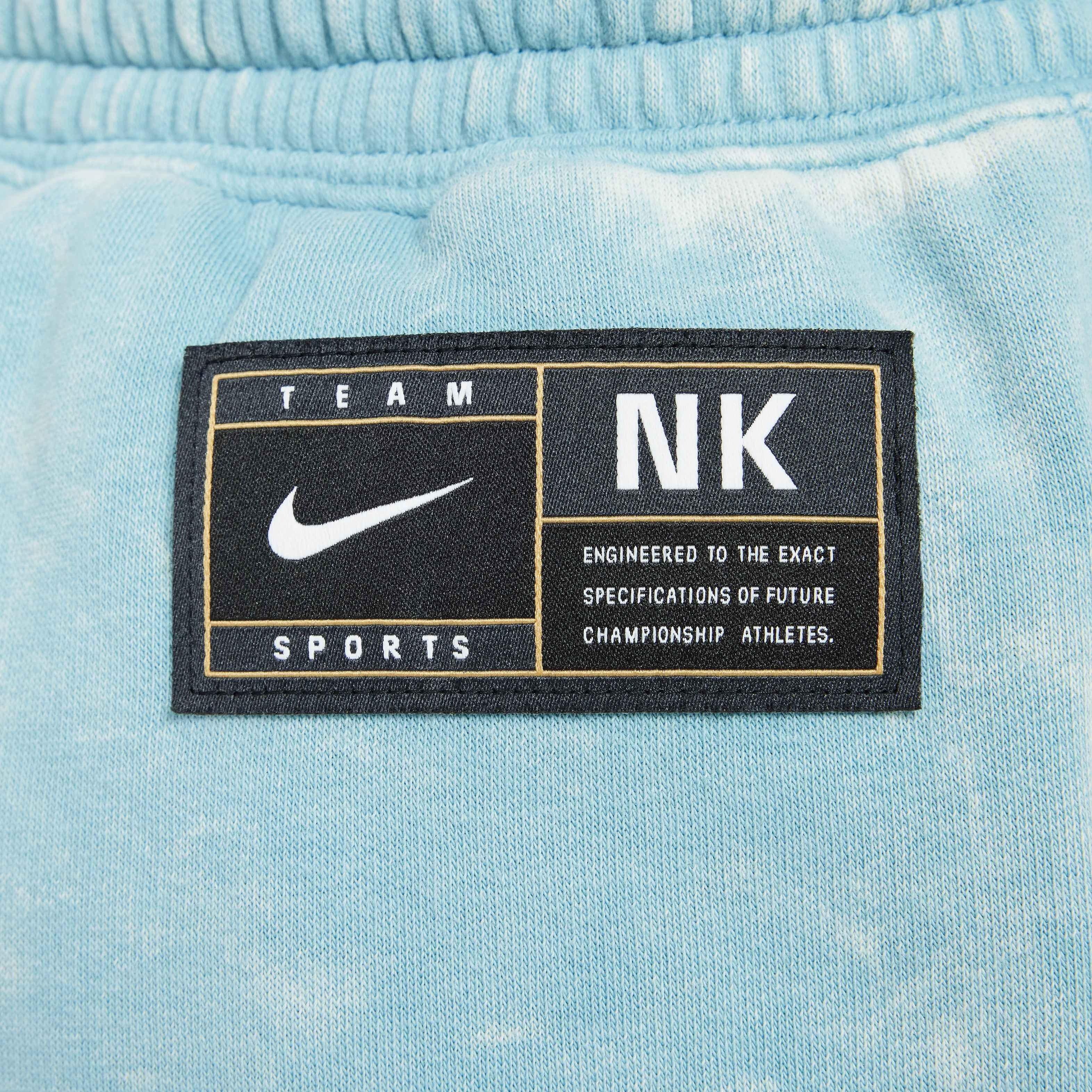 Nike Big Kids' COB DNA Fleece Short Wash Basketball Shorts - TURQUOISE  Thumbnail View 9