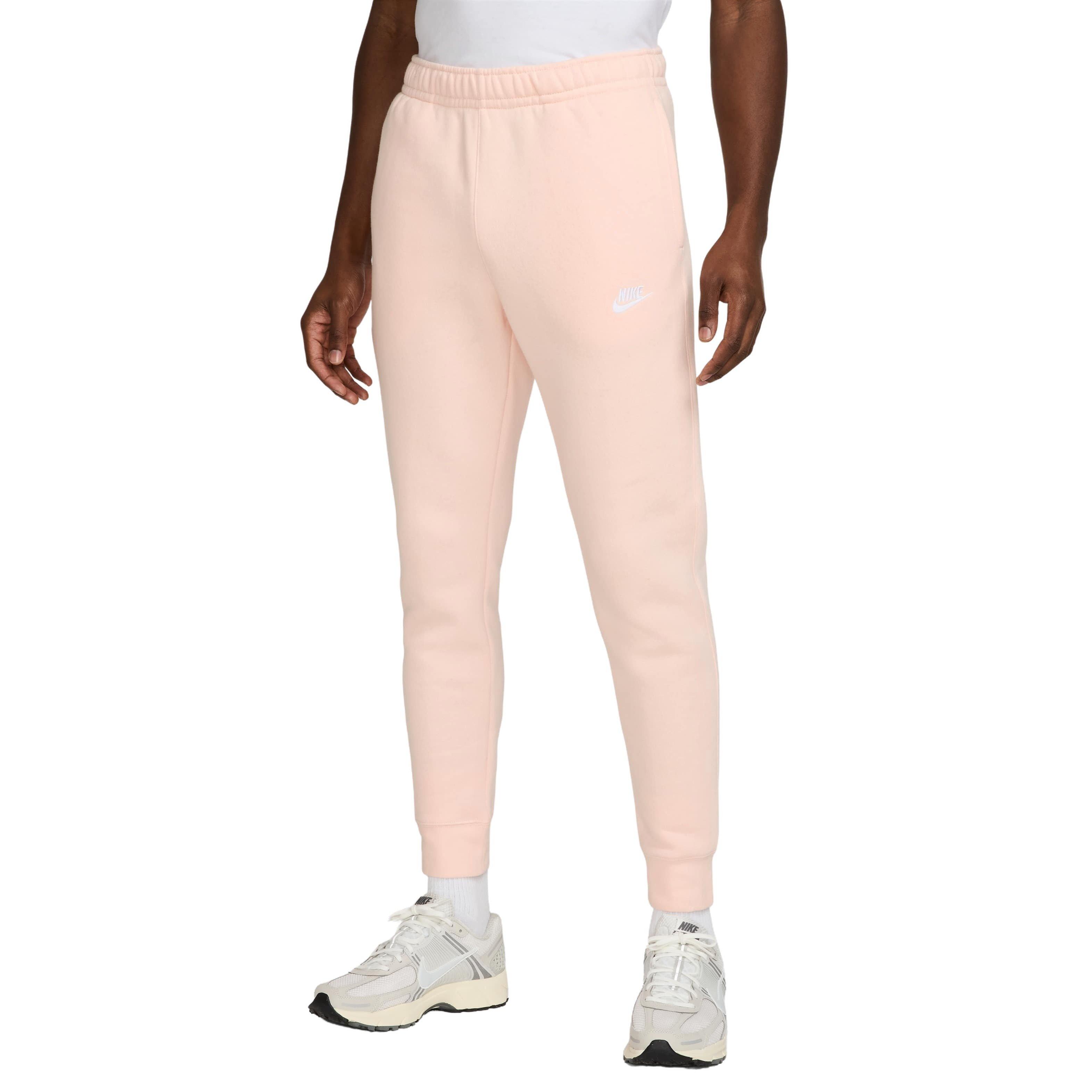 Nike Men's Sportswear Fleece Club Joggers - CORAL Thumbnail View 1