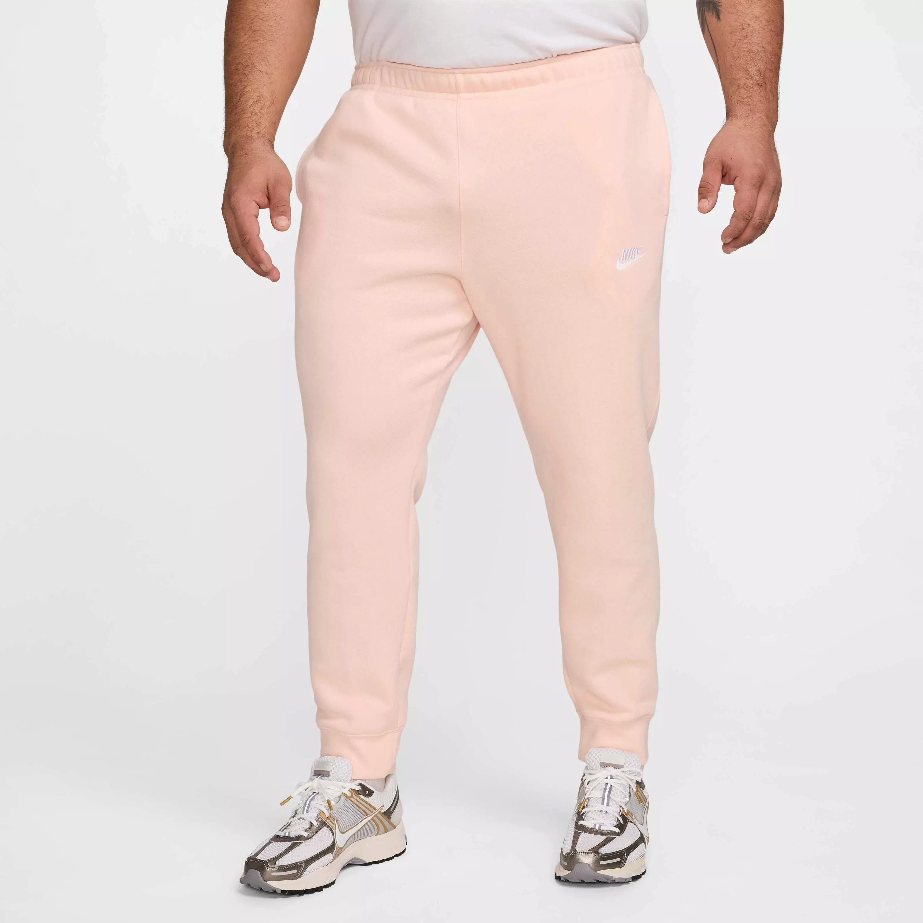 Nike Men's Sportswear Fleece Club Joggers - CORAL