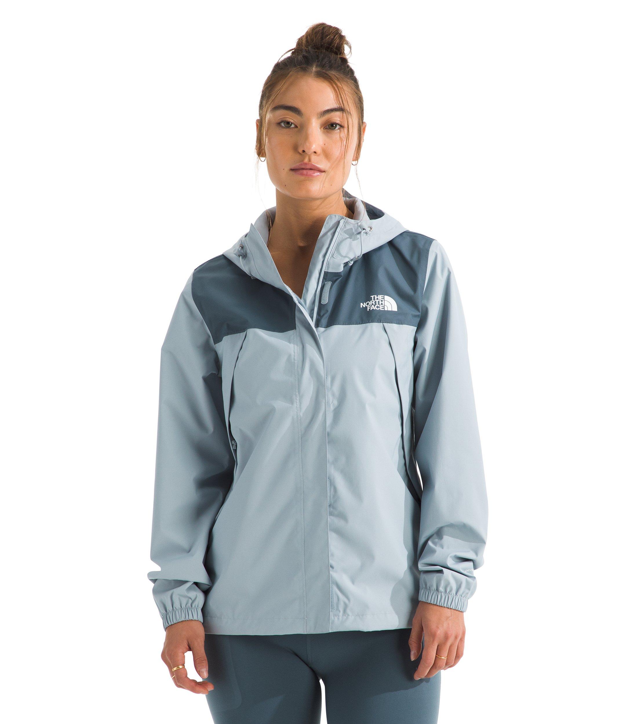 The North Face Women's Antora Rain Jacket - Dk Teal/Lt Blue - DK TEAL/LT BLUE Thumbnail View 1