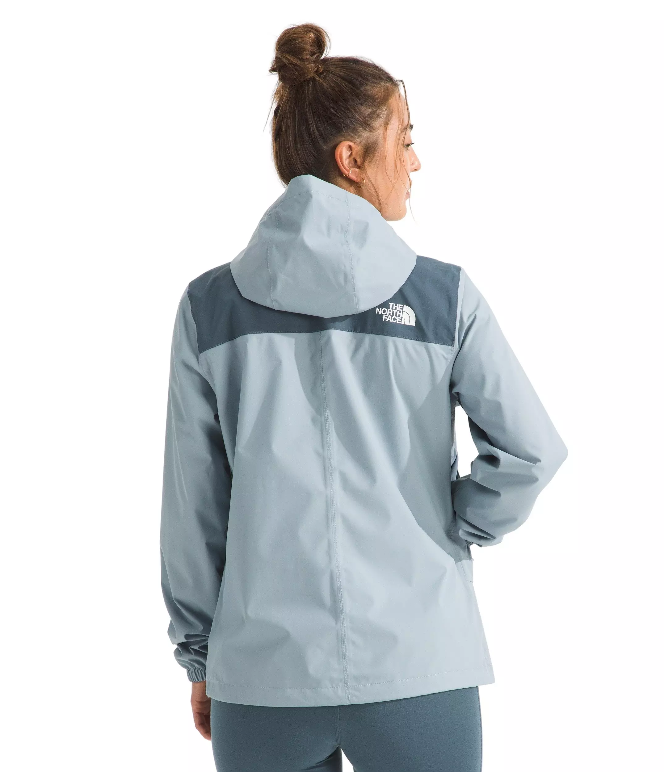 The North Face Women's Antora Rain Jacket -Dk Teal/Lt Blue - DK TEAL/LT BLUE