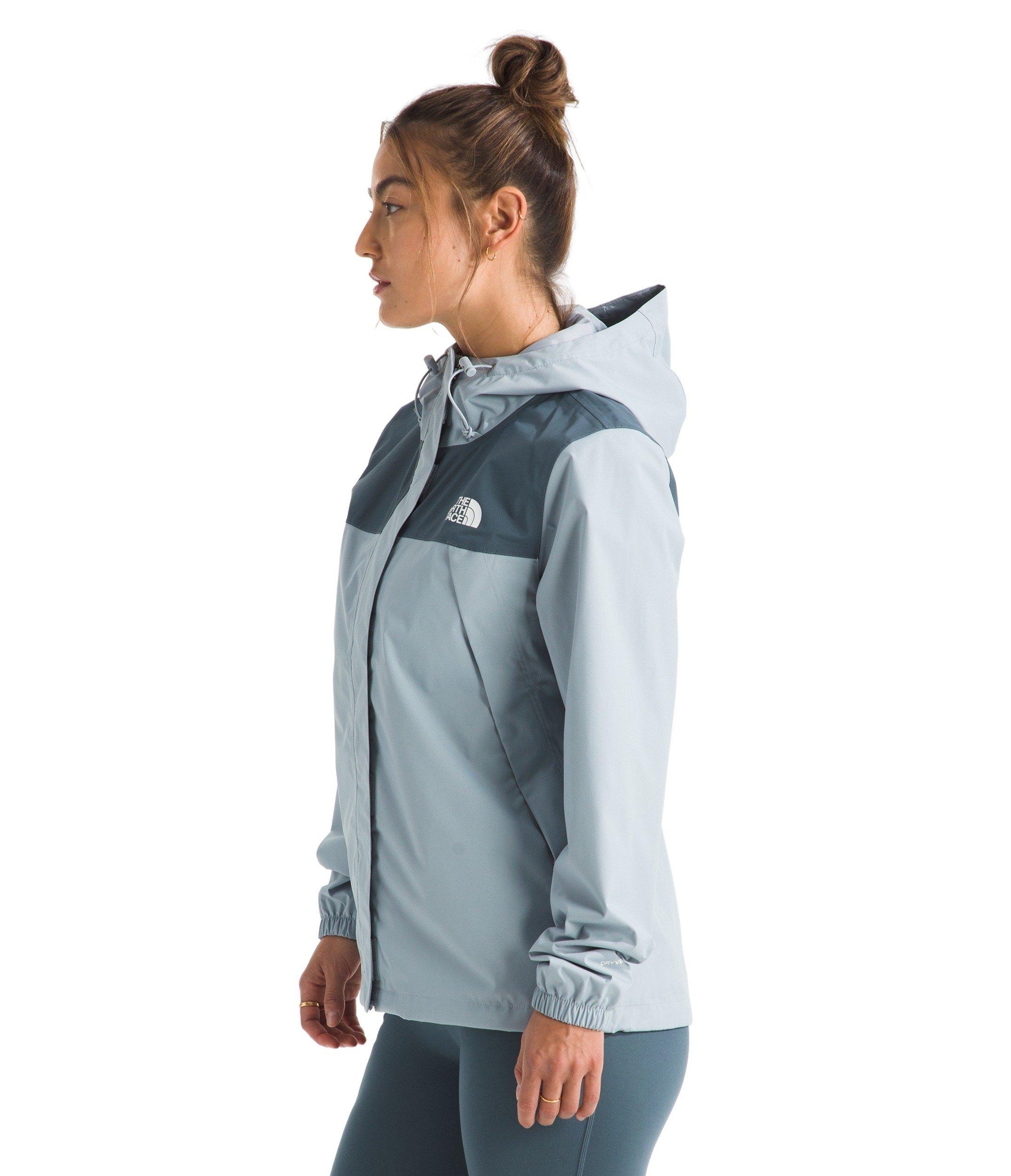 The North Face Women's Antora Rain Jacket - Dk Teal/Lt Blue - DK TEAL/LT BLUE Thumbnail View 3