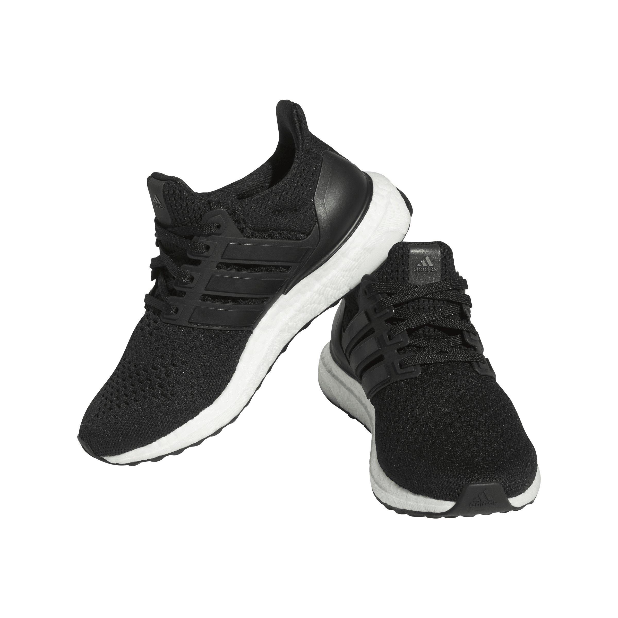 adidas Ultraboost 1.0 "Core Black/Core Black/Beam Green" Grade School Boys' Running Shoe - BLACK/BLACK/GREEN Thumbnail View 3