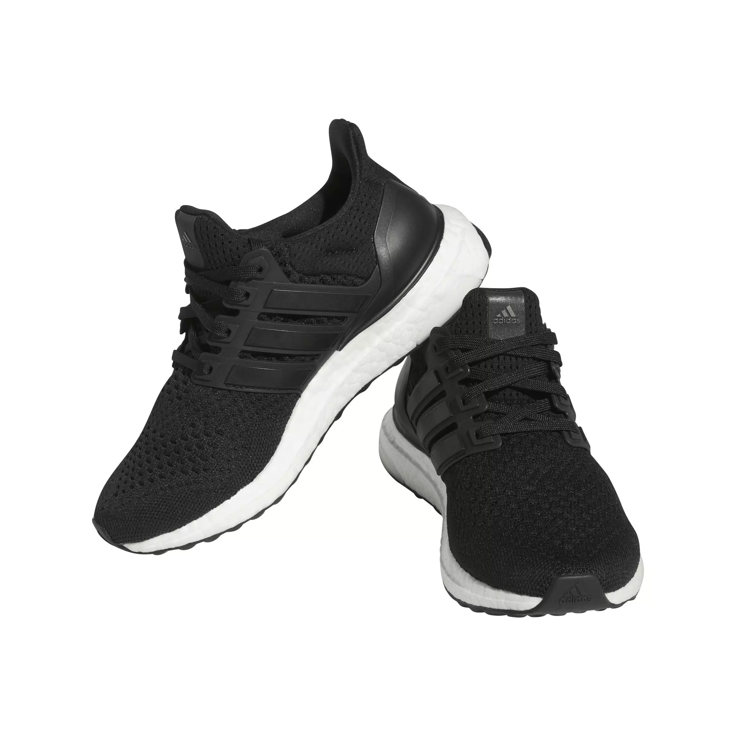 adidas Ultraboost 1.0 "Core Black/Core Black/Beam Green" Grade School Boys' Running Shoe - BLACK/BLACK/GREEN