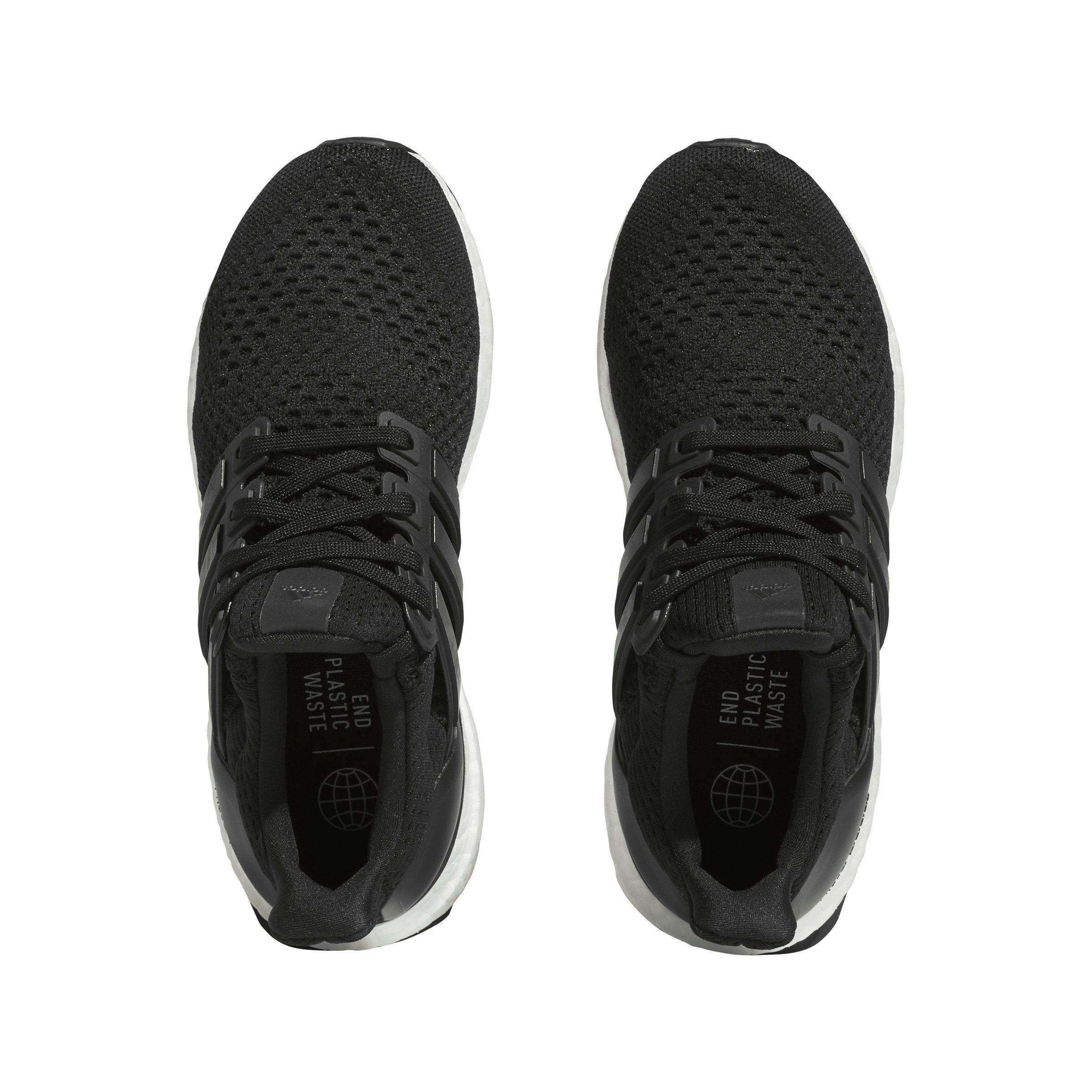 adidas Ultraboost 1.0 "Core Black/Core Black/Beam Green" Grade School Boys' Running Shoe - BLACK/BLACK/GREEN Thumbnail View 5