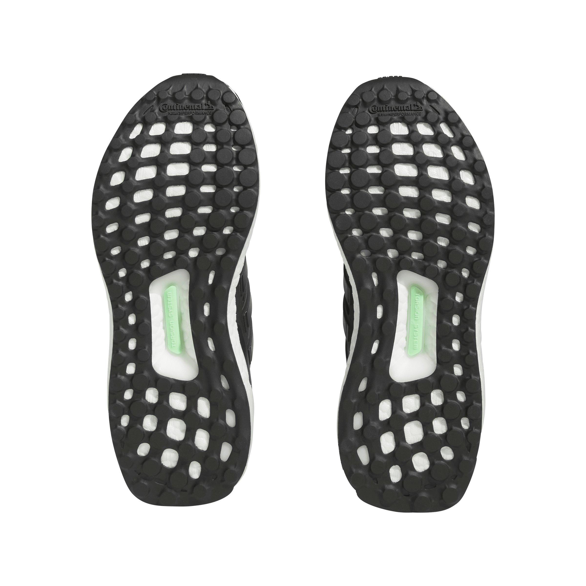 adidas Ultraboost 1.0 "Core Black/Core Black/Beam Green" Grade School Boys' Running Shoe - BLACK/BLACK/GREEN Thumbnail View 6