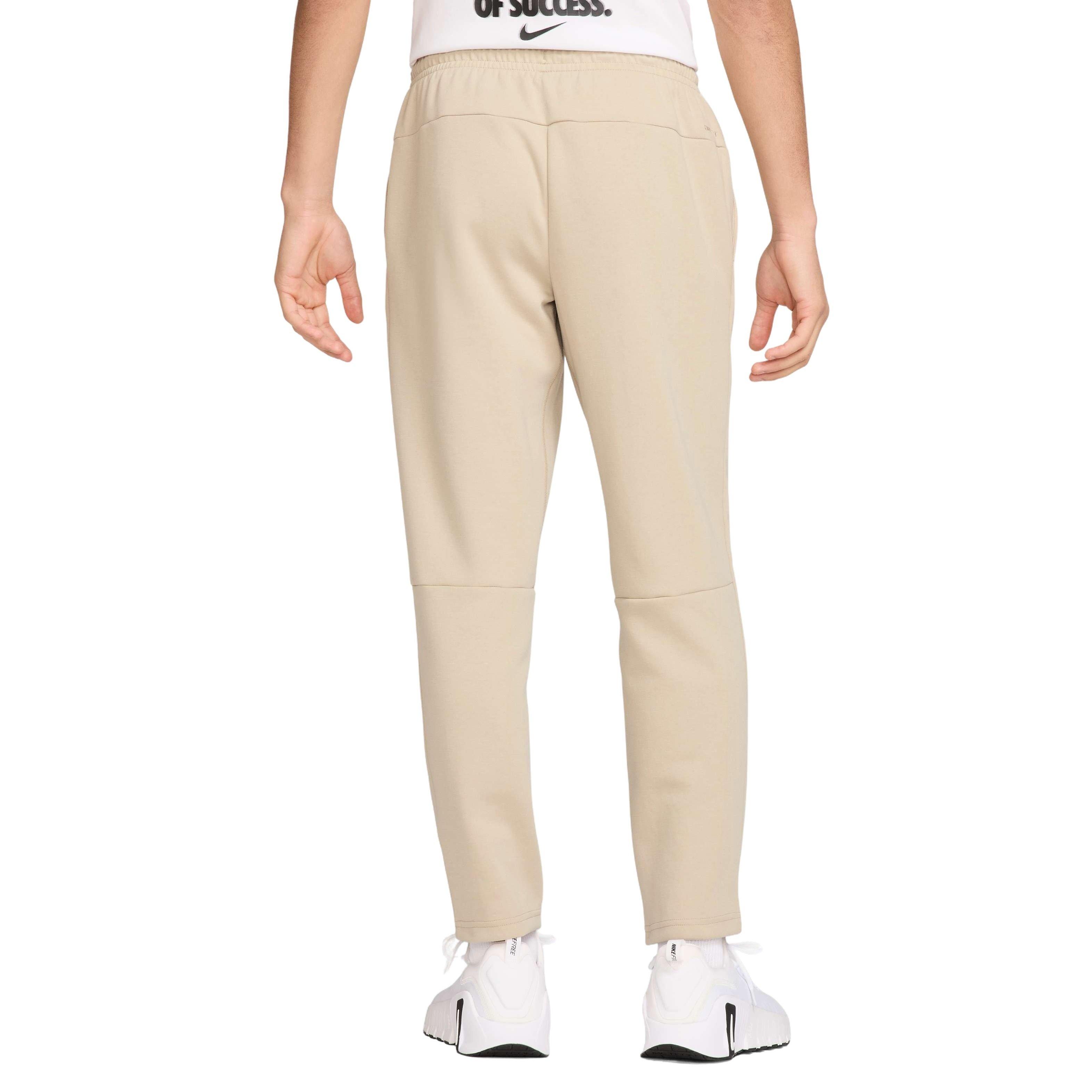 Nike Men's Primary Fleece UV Tapered Dri-FIT Performance Pants - KHAKI Thumbnail View 2