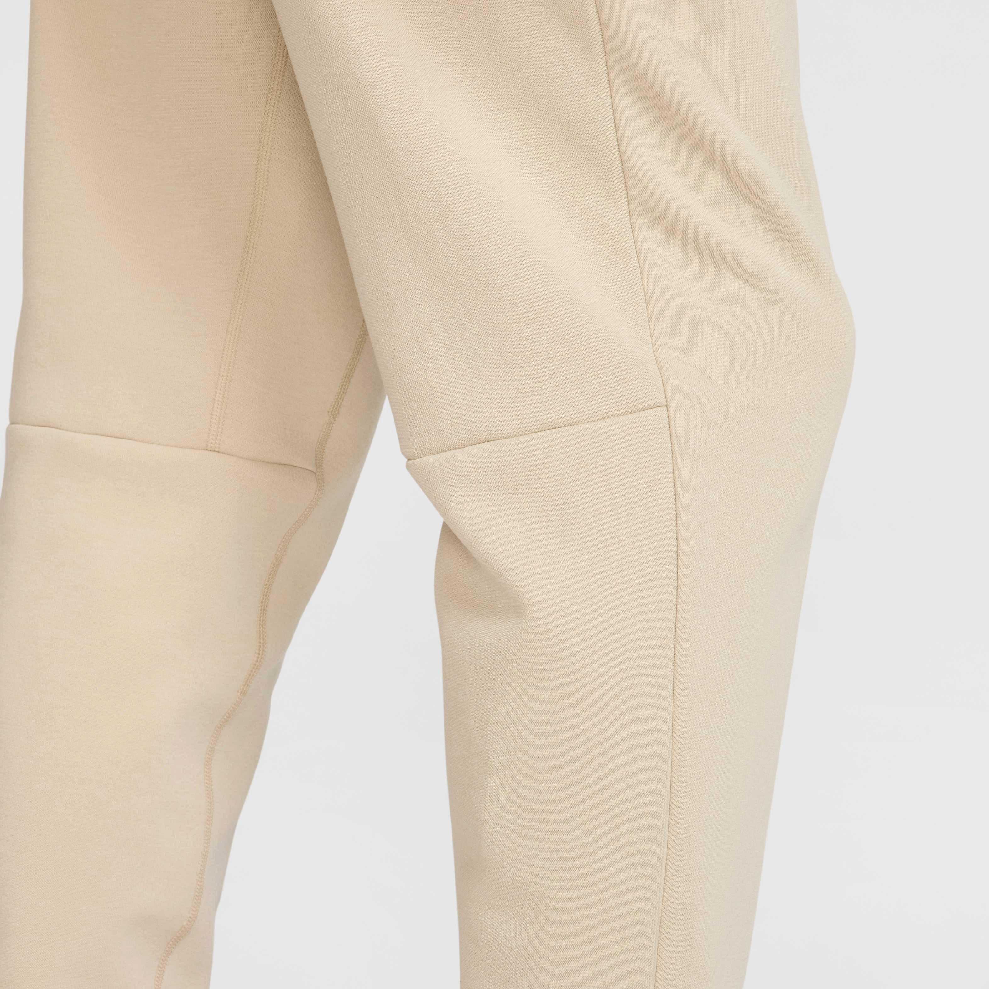 Nike Men's Primary Fleece UV Tapered Dri-FIT Performance Pants - KHAKI Thumbnail View 7