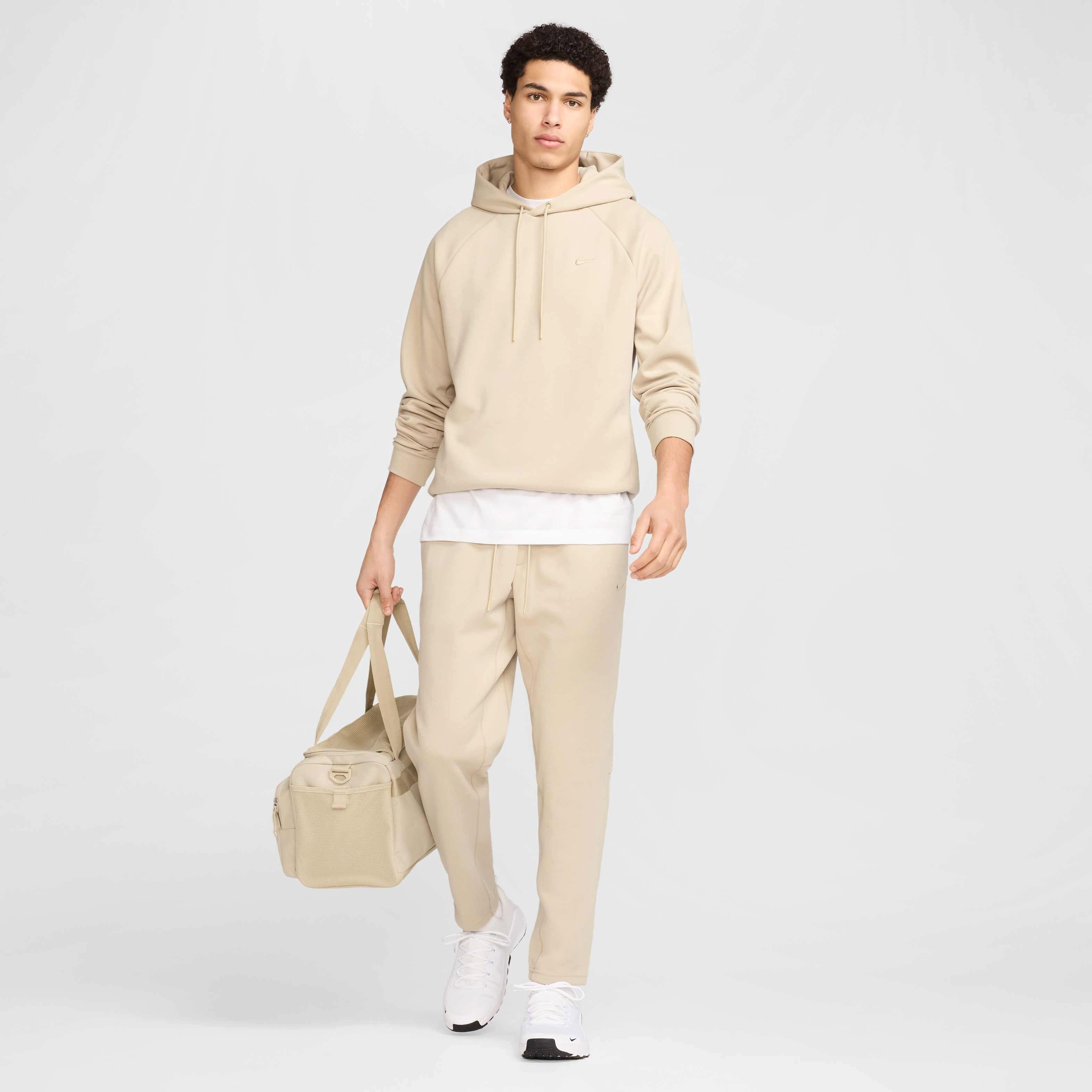 Nike Men's Primary Fleece UV Tapered Dri-FIT Performance Pants - KHAKI Thumbnail View 8