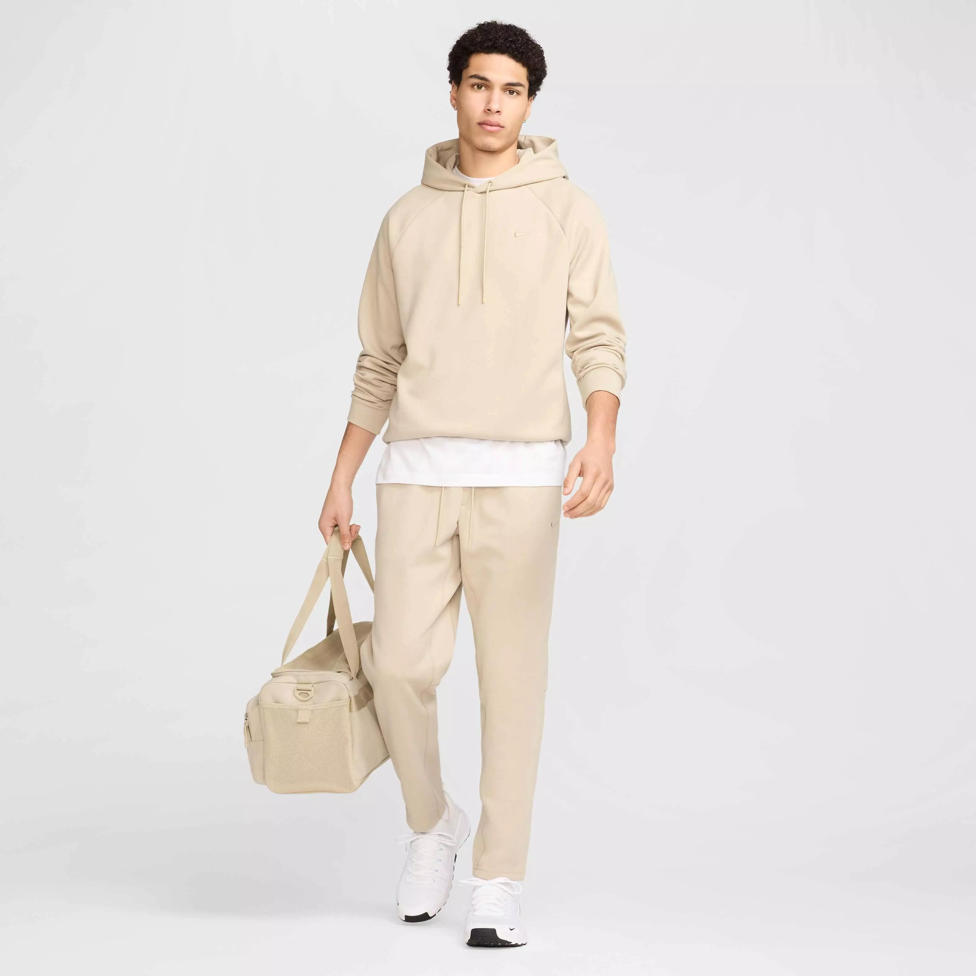 Nike Men's Primary Fleece UV Tapered Dri-FIT Performance Pants - KHAKI