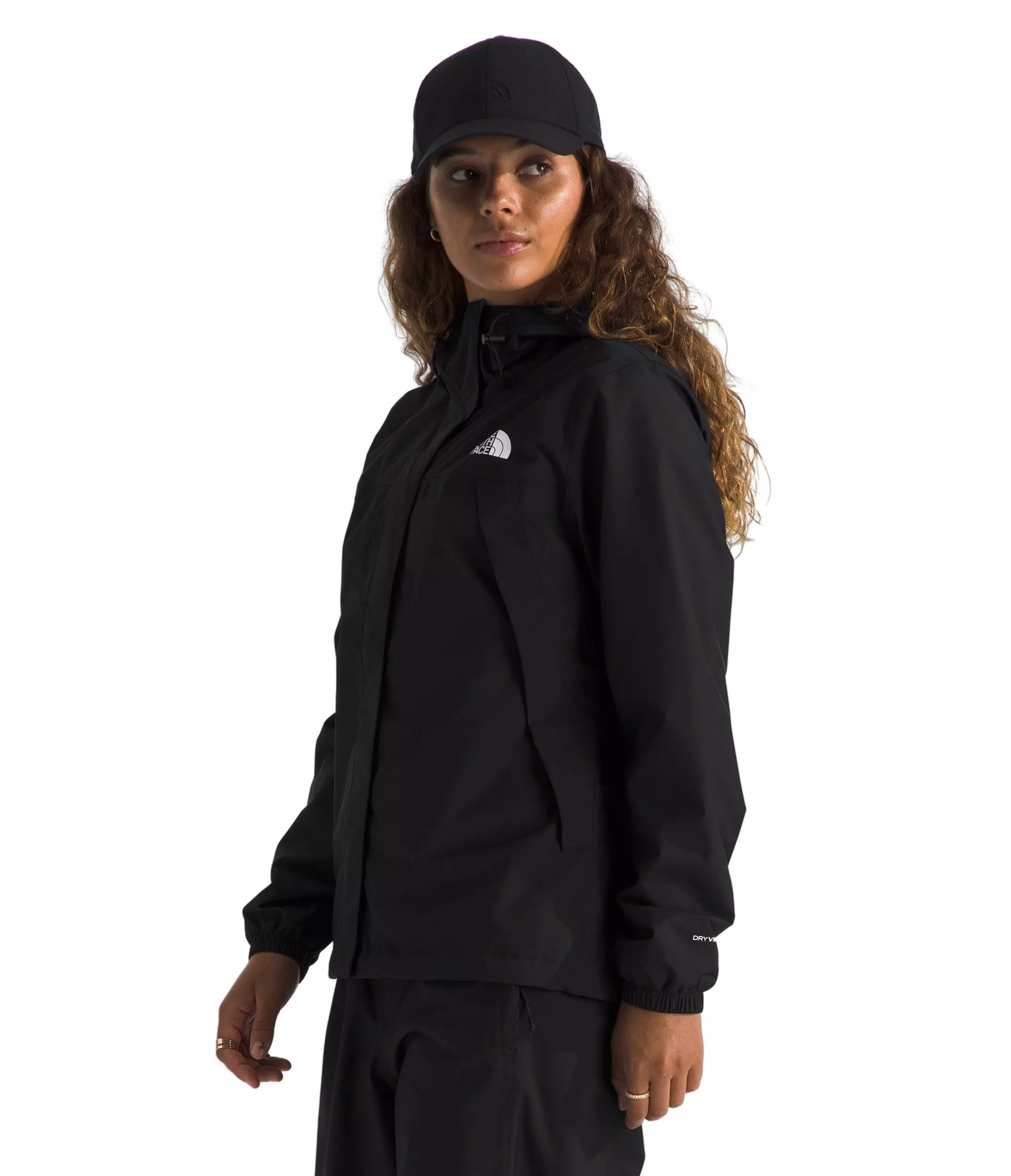 The North Face Women's Antora Rain Jacket -Black - BLACK
