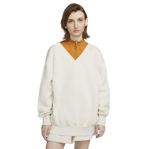 Nike Women's Sportswear Phoenix Fleece Oversized V-Neck Sweatshirt