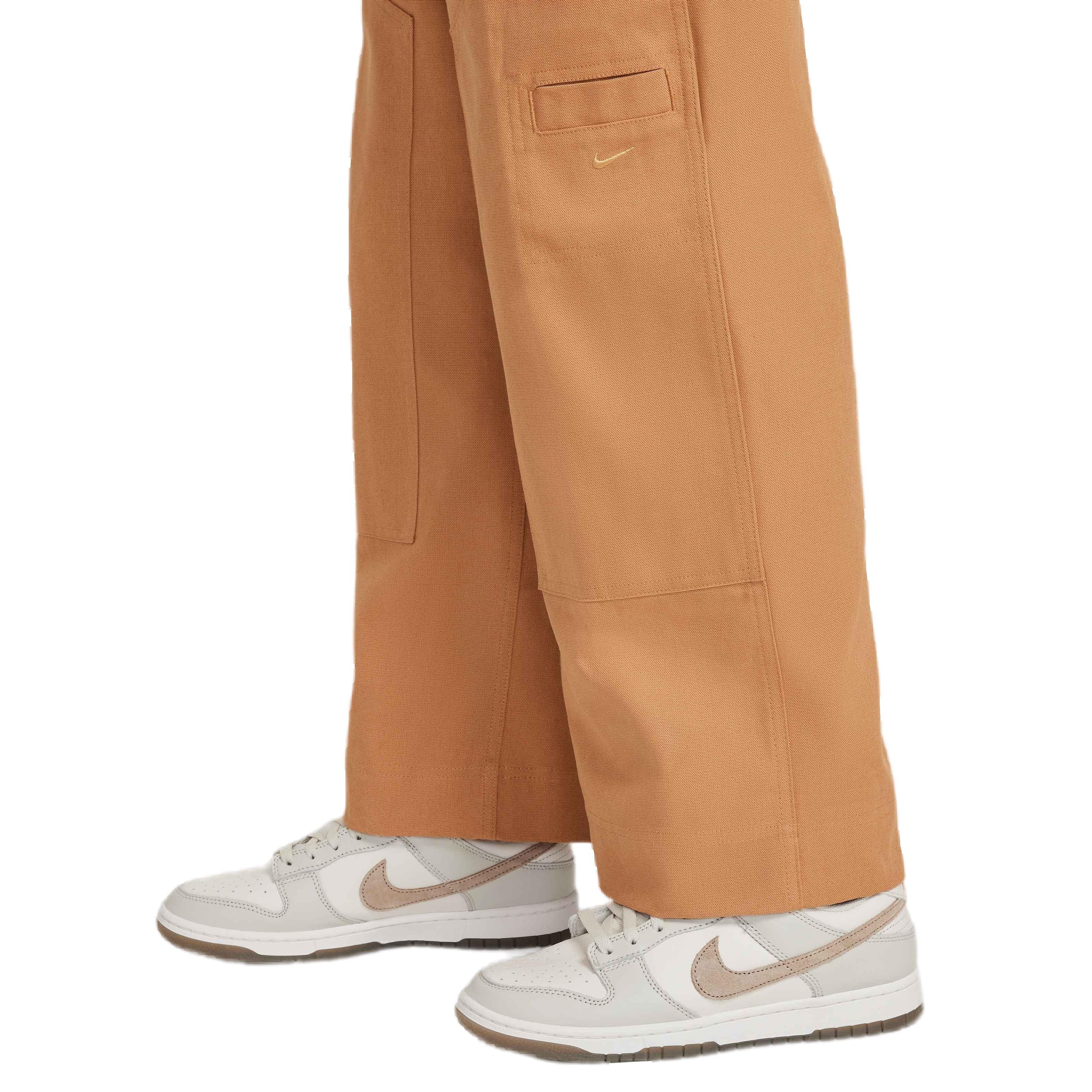 Nike Big Kids' Sportswear Metro Grand Carpenter Pants - FLAX BROWN Thumbnail View 7