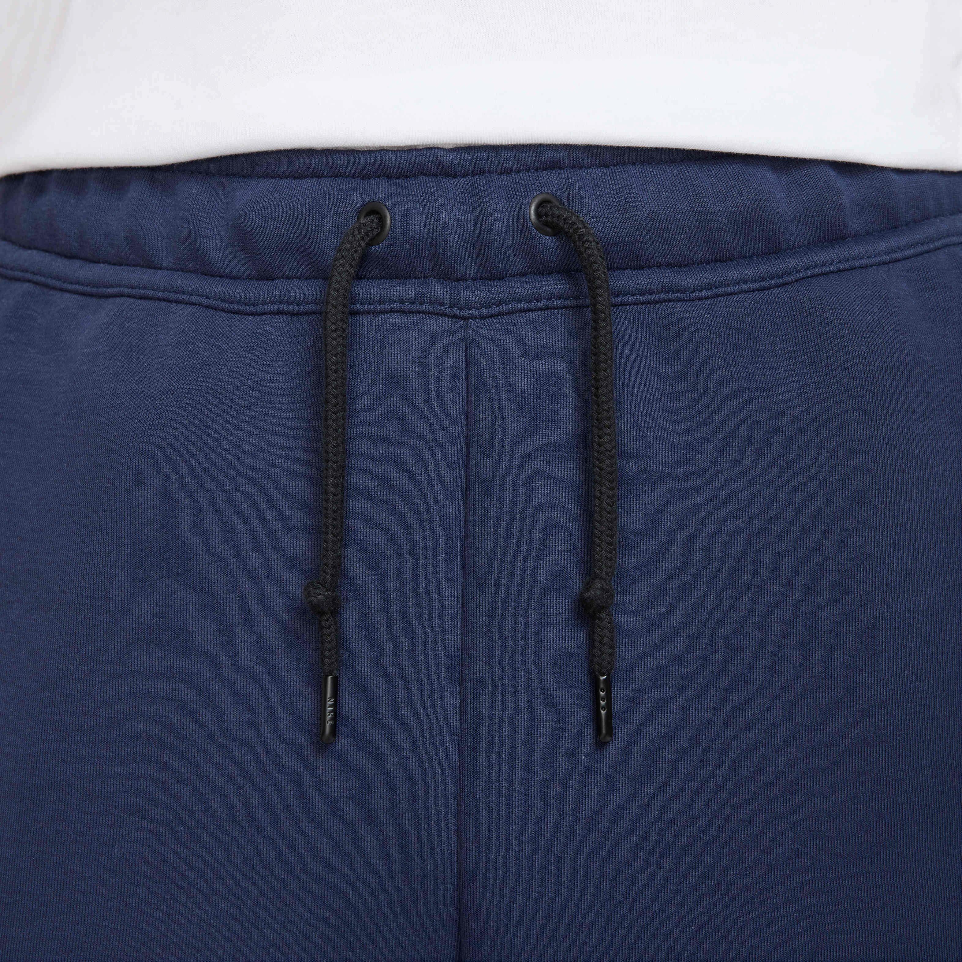 Nike Men's Sportswear Tech Fleece Shorts - BLUE Thumbnail View 4