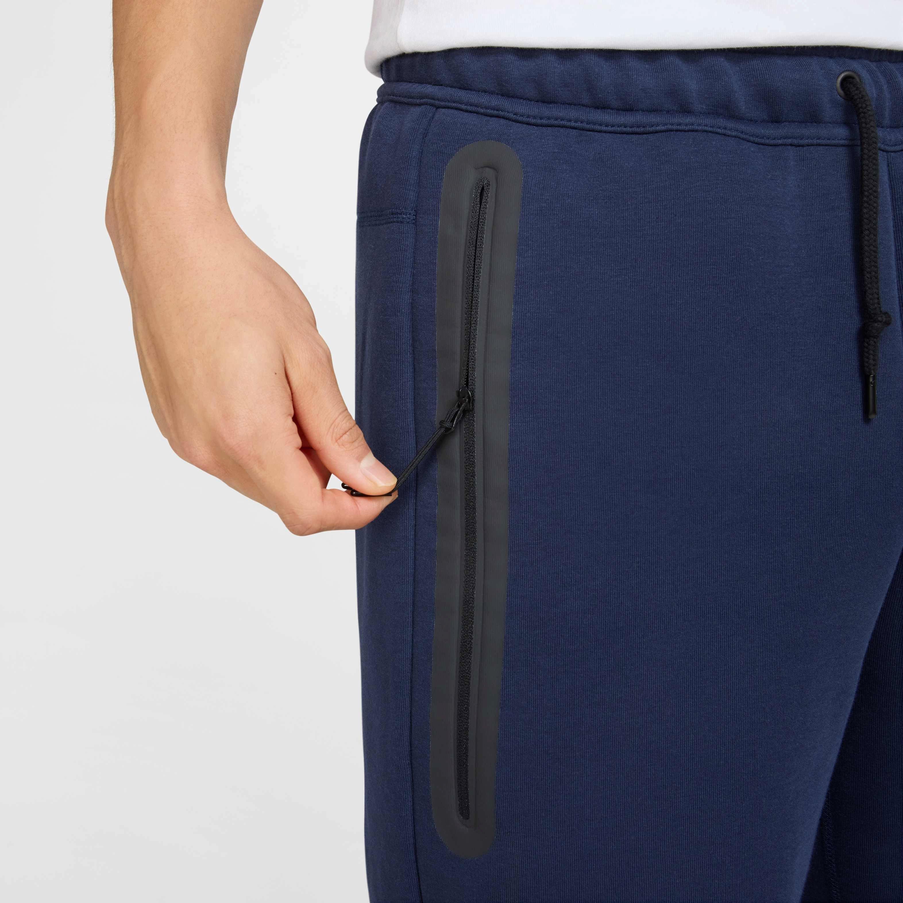 Nike Men's Sportswear Tech Fleece Shorts - BLUE Thumbnail View 6