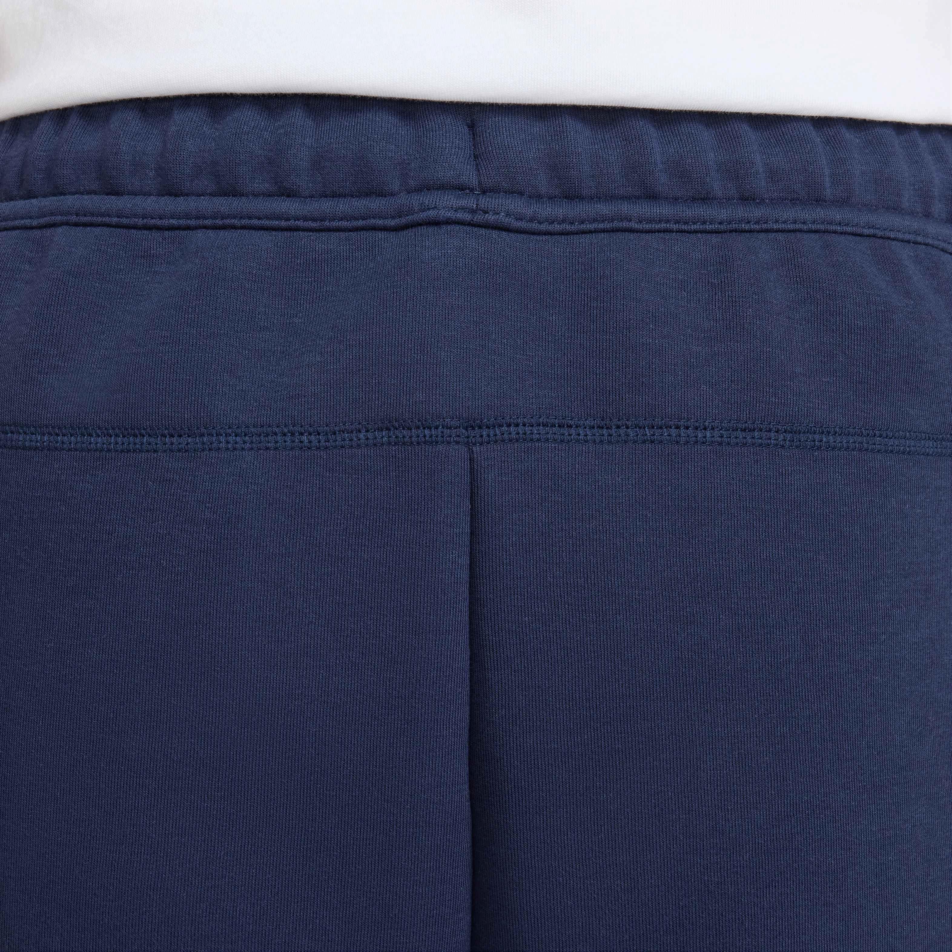Nike Men's Sportswear Tech Fleece Relaxed Shorts - BLUE Thumbnail View 7