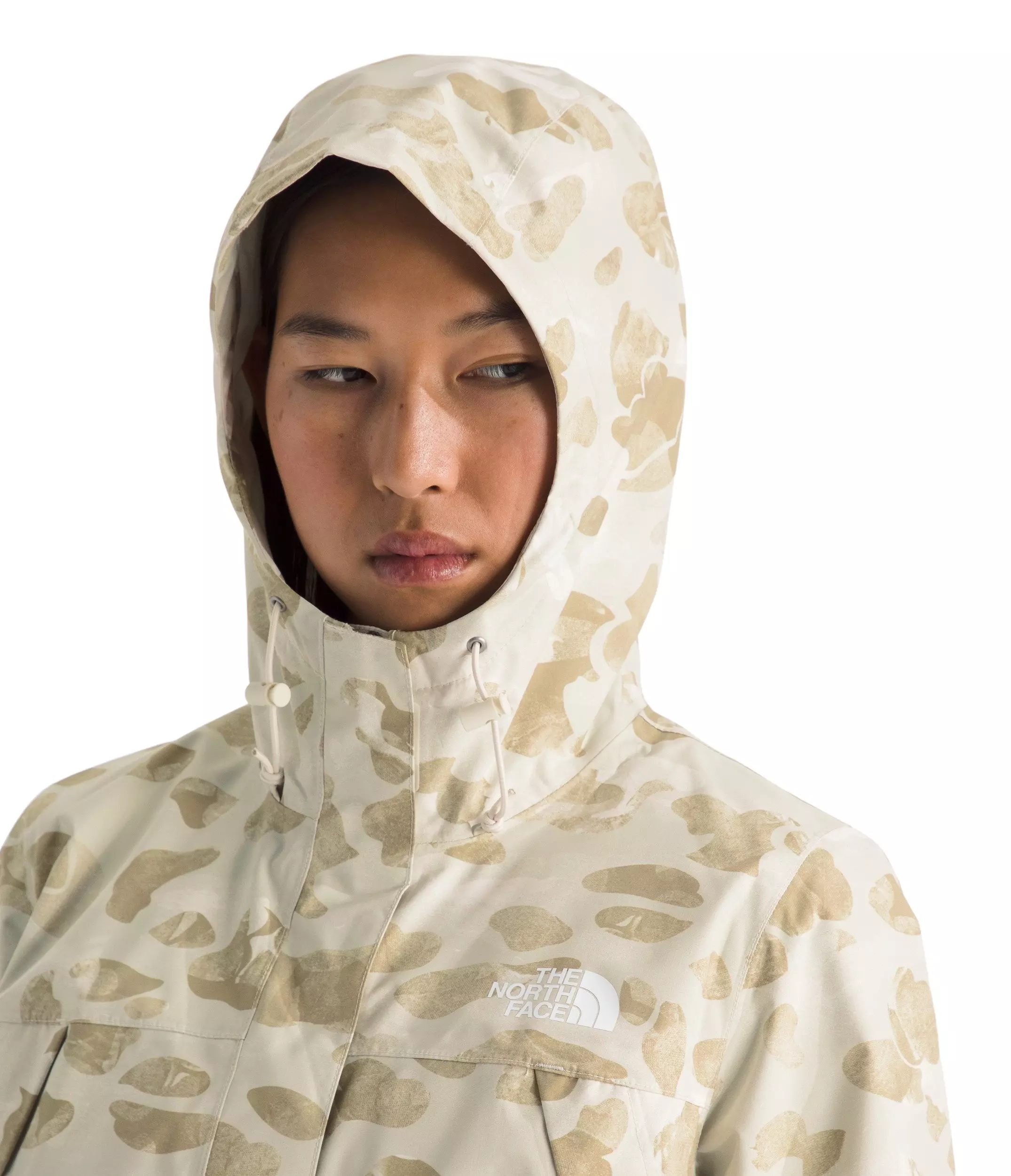 The North Face Women's Antora Rain Jacket -Khaki/Brown - KHAKI/BROWN