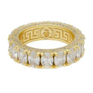 King Ice Oval-Cut Ring - Gold - GOLD