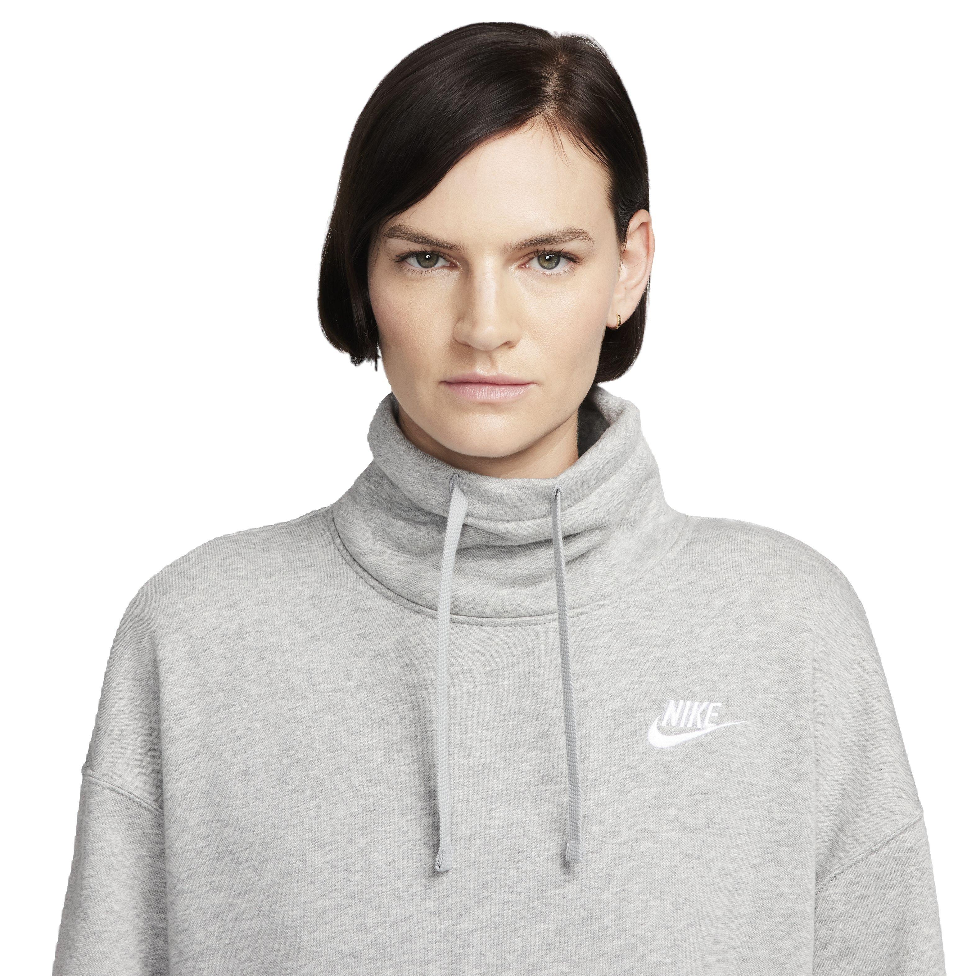 Nike Women's Sportswear Club Fleece Oversized Mock-Neck Sweatshirt