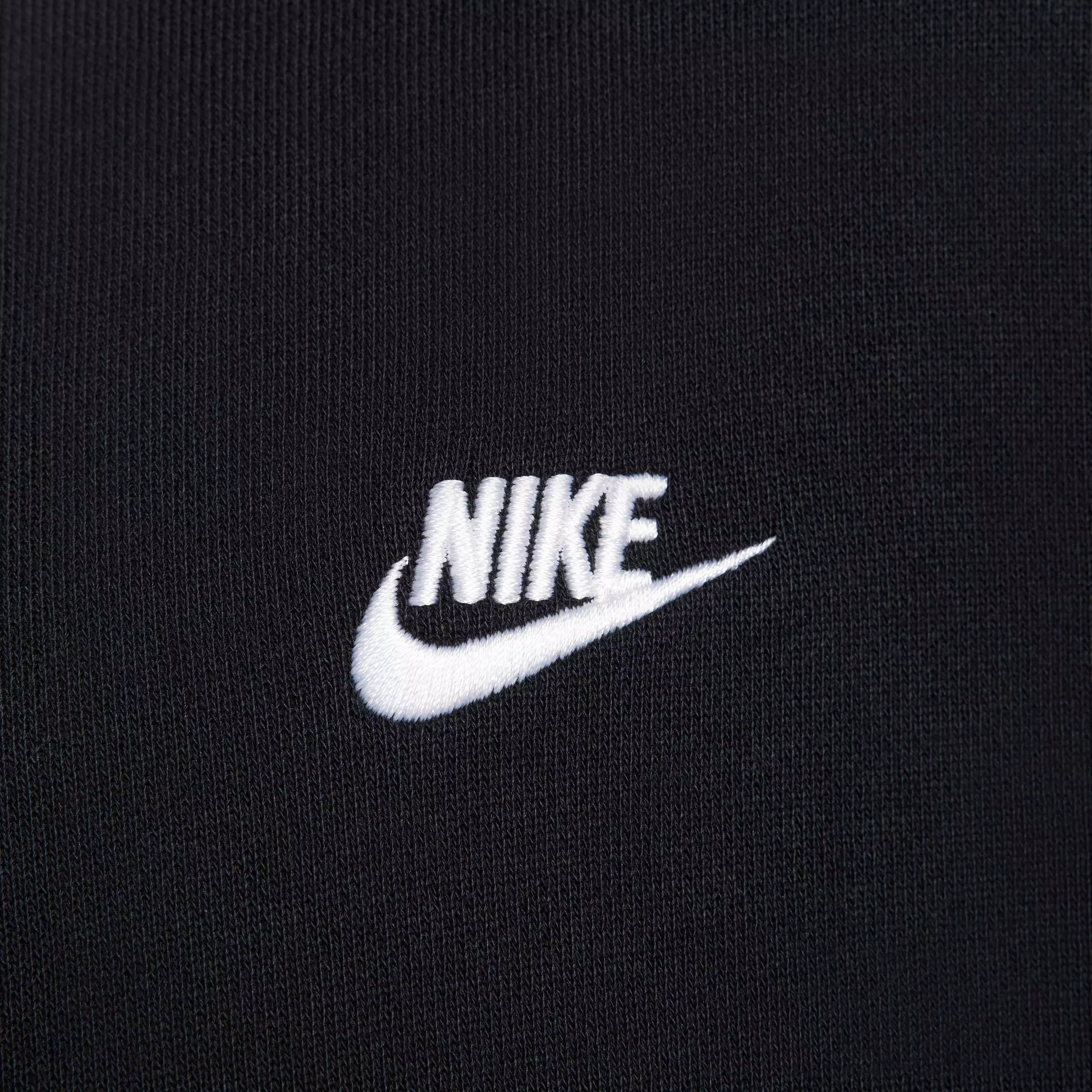 Nike Men's Club Fleece Oversized French Terry Crew - BLACK