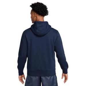 Nike Men's Club Fleece Pullover Hoodie -Blue