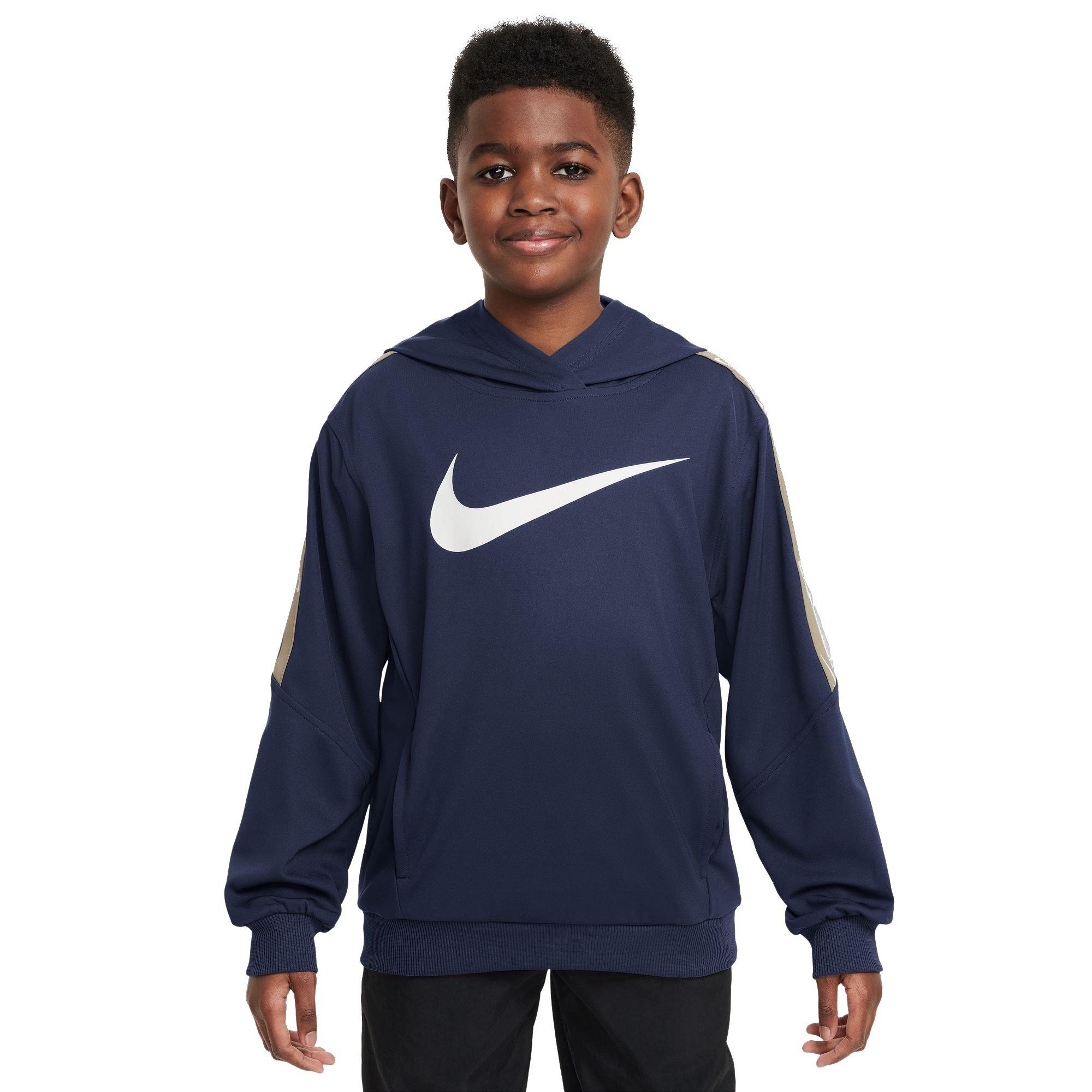 Nike Big Kids' Sportswear Club Pullover Knit Hoodie - BLUE