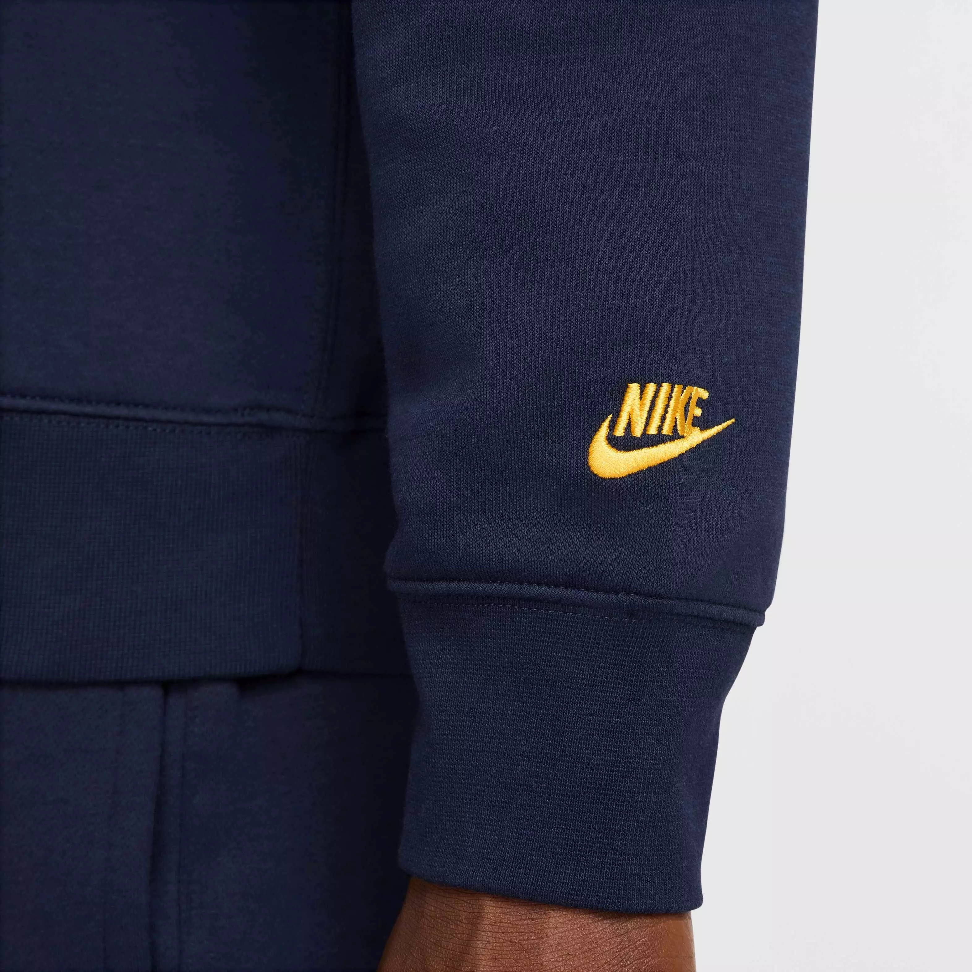 Nike Men's Club BB Fleece Crew - BLUE