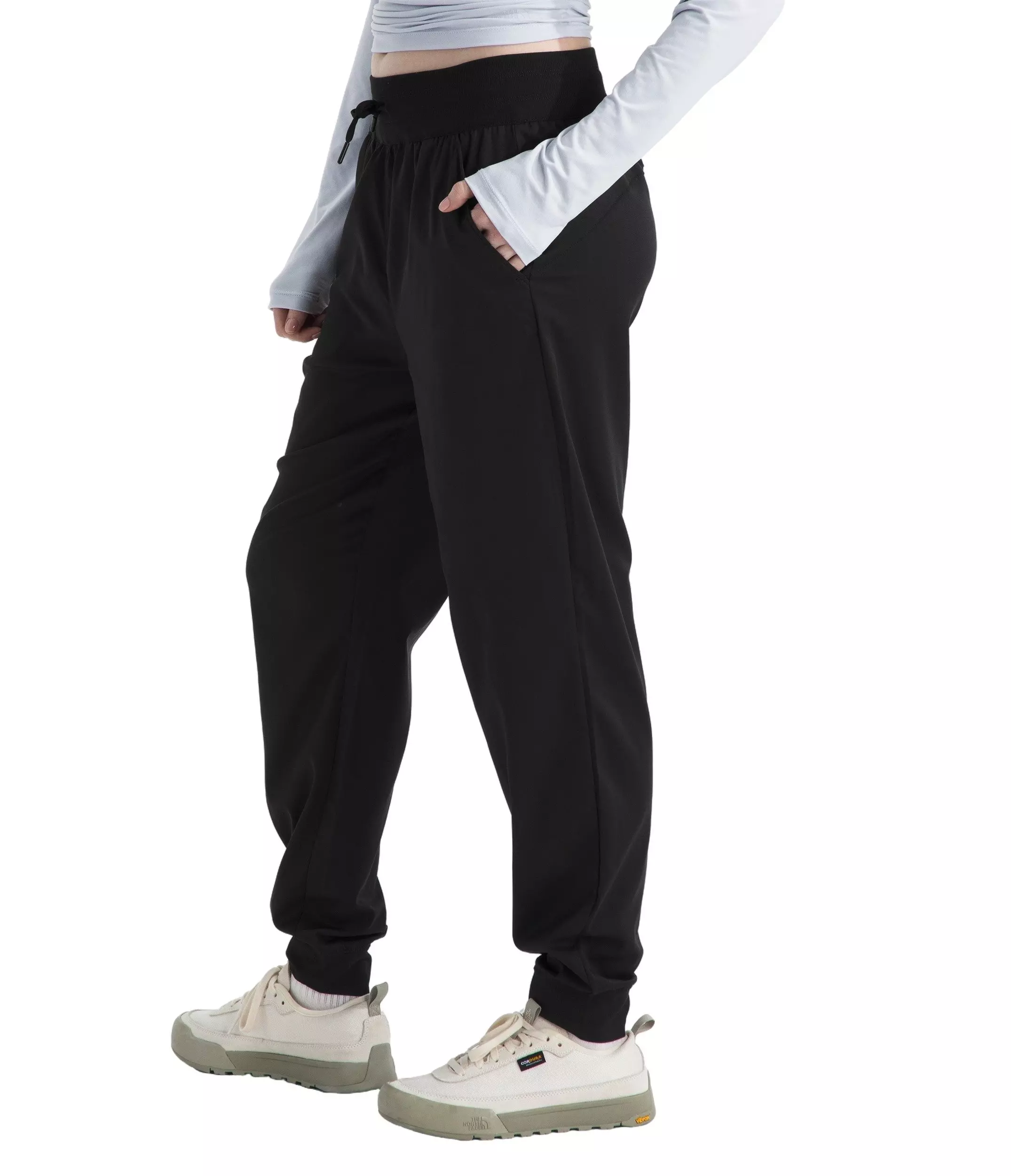 The North Face Women's Aphrodite Arise Joggers - Black - BLACK