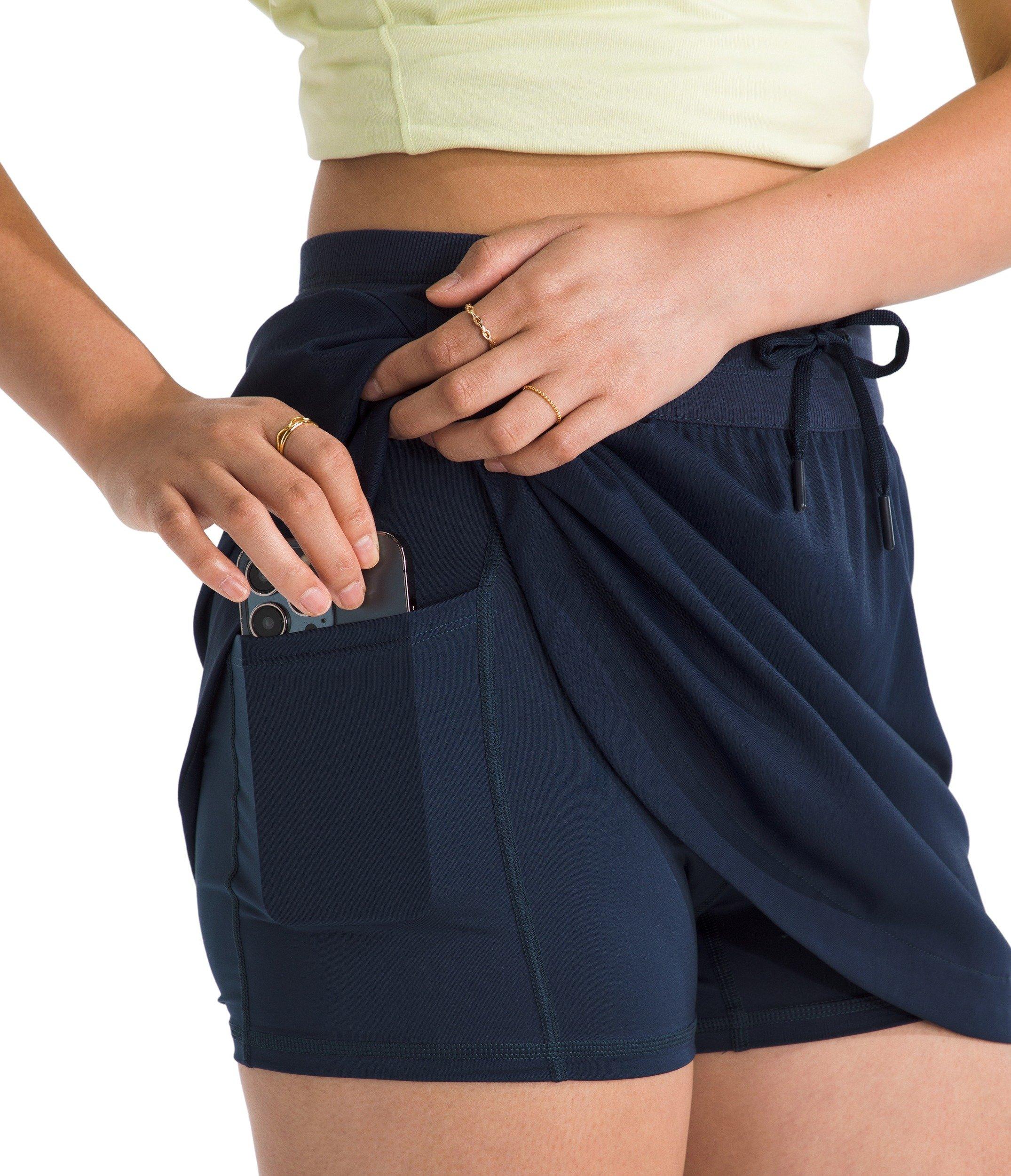 The North Face Women's Aphrodite Arise Skort - Navy - NAVY Thumbnail View 3