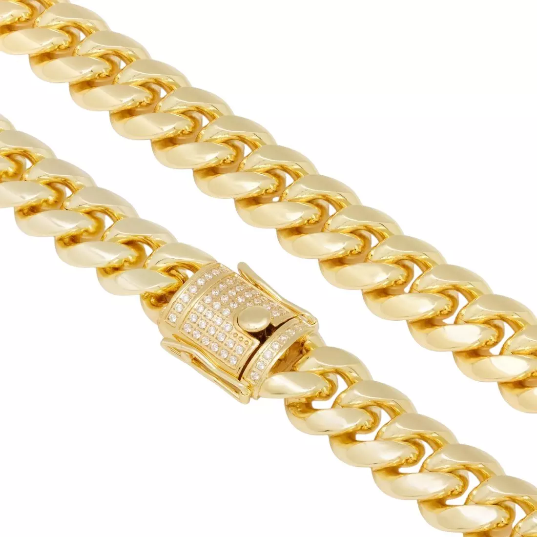 King Ice 16mm Miami Cuban Link Chain - Gold - GOLD