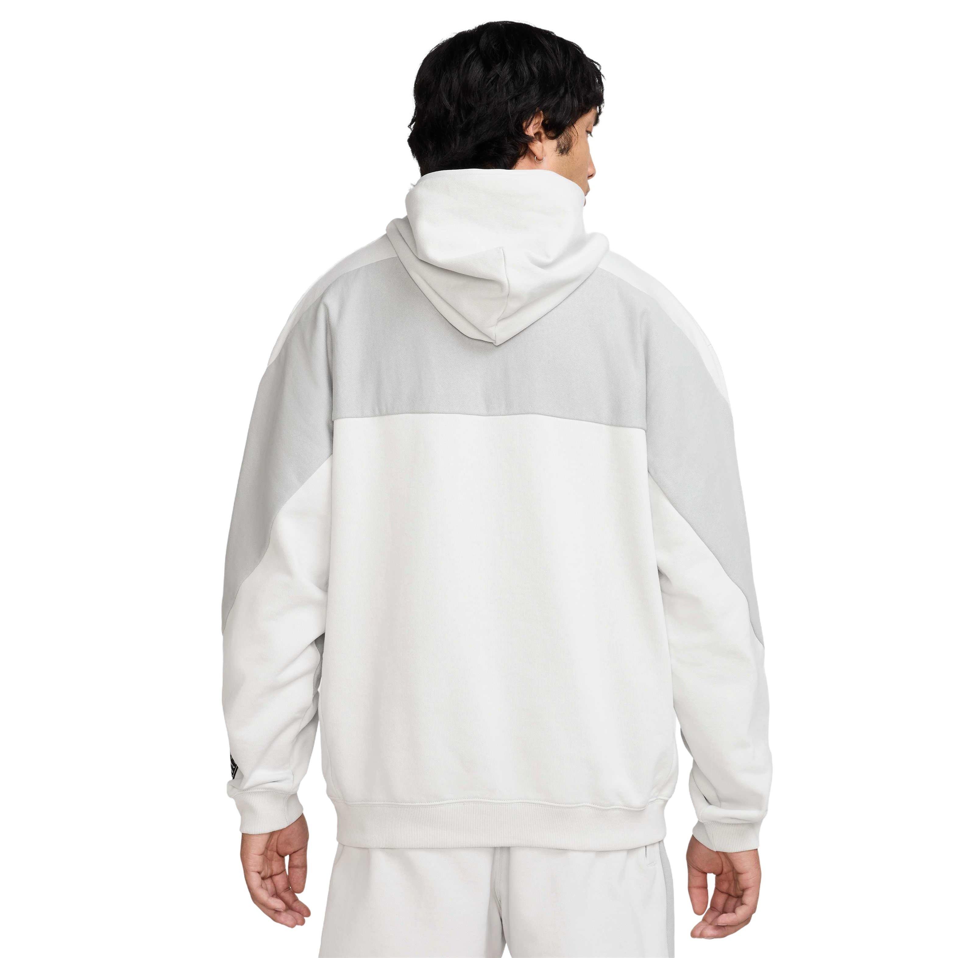 Nike Air Men's Fleece Pullover Hoodie - GREY Thumbnail View 2