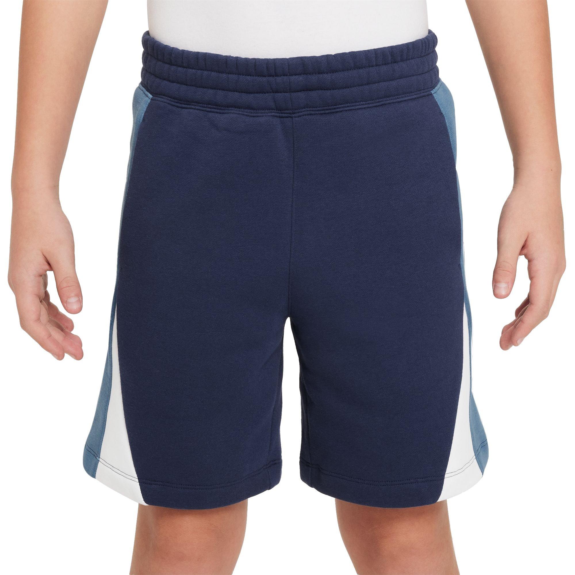 Nike Air Big Kids' Knit Shorts - Midnight Navy - MIDNIGHT NAVY Thumbnail View 3