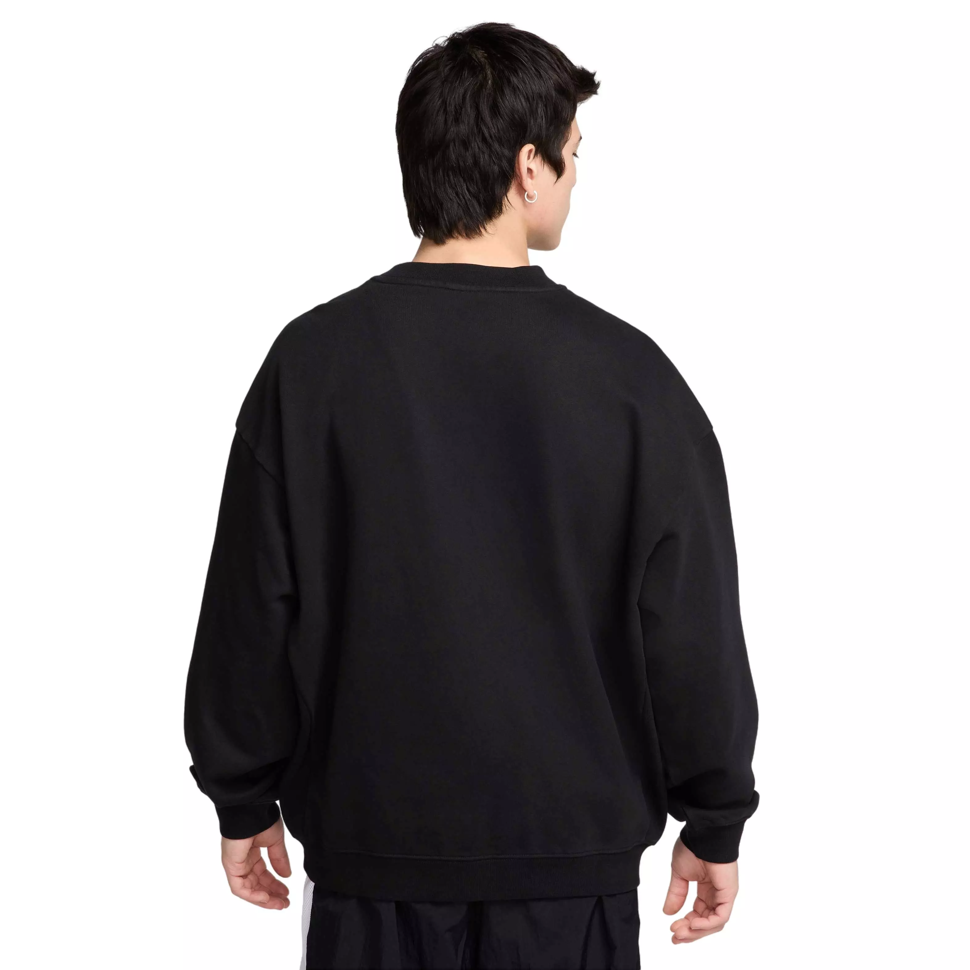 Nike Air Men's "Shanghai" Fleece Crew - Black - BLACK