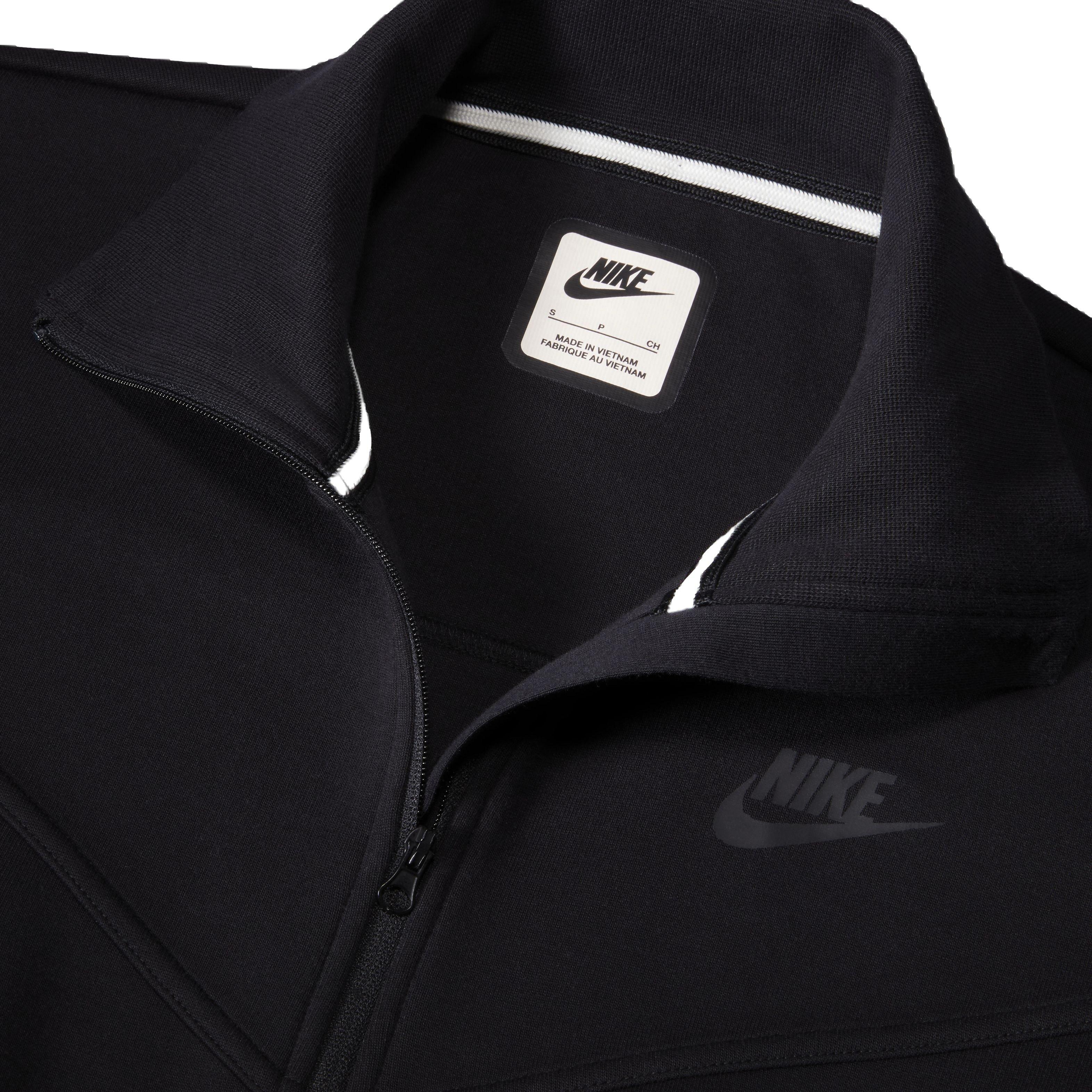 Nike Women's Sportswear Tech Fleece Windrunner Jumpsuit - BLACK Thumbnail View 4