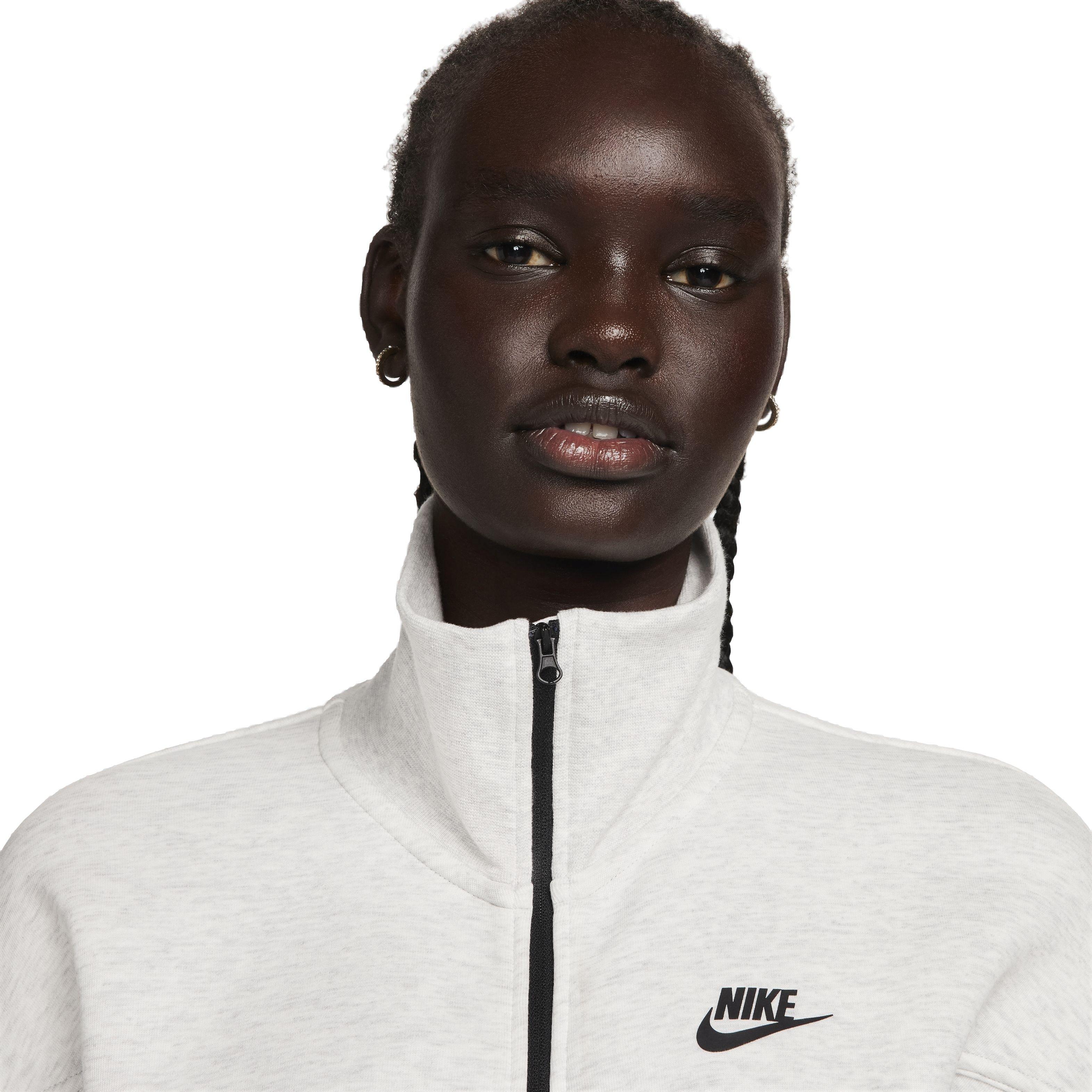 Nike Women's Sportswear Tech Fleece Windrunner Jumpsuit - GREY Thumbnail View 3