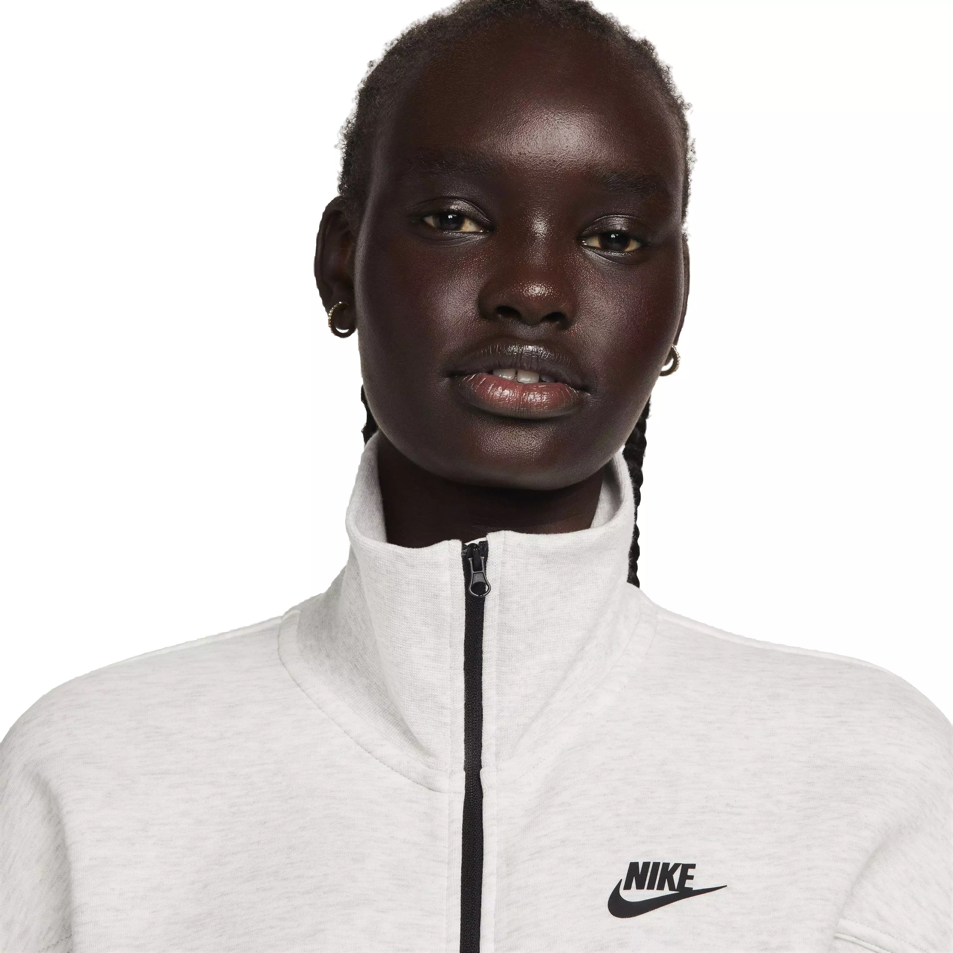 Nike Women's Sportswear Tech Fleece Windrunner Jumpsuit - GREY