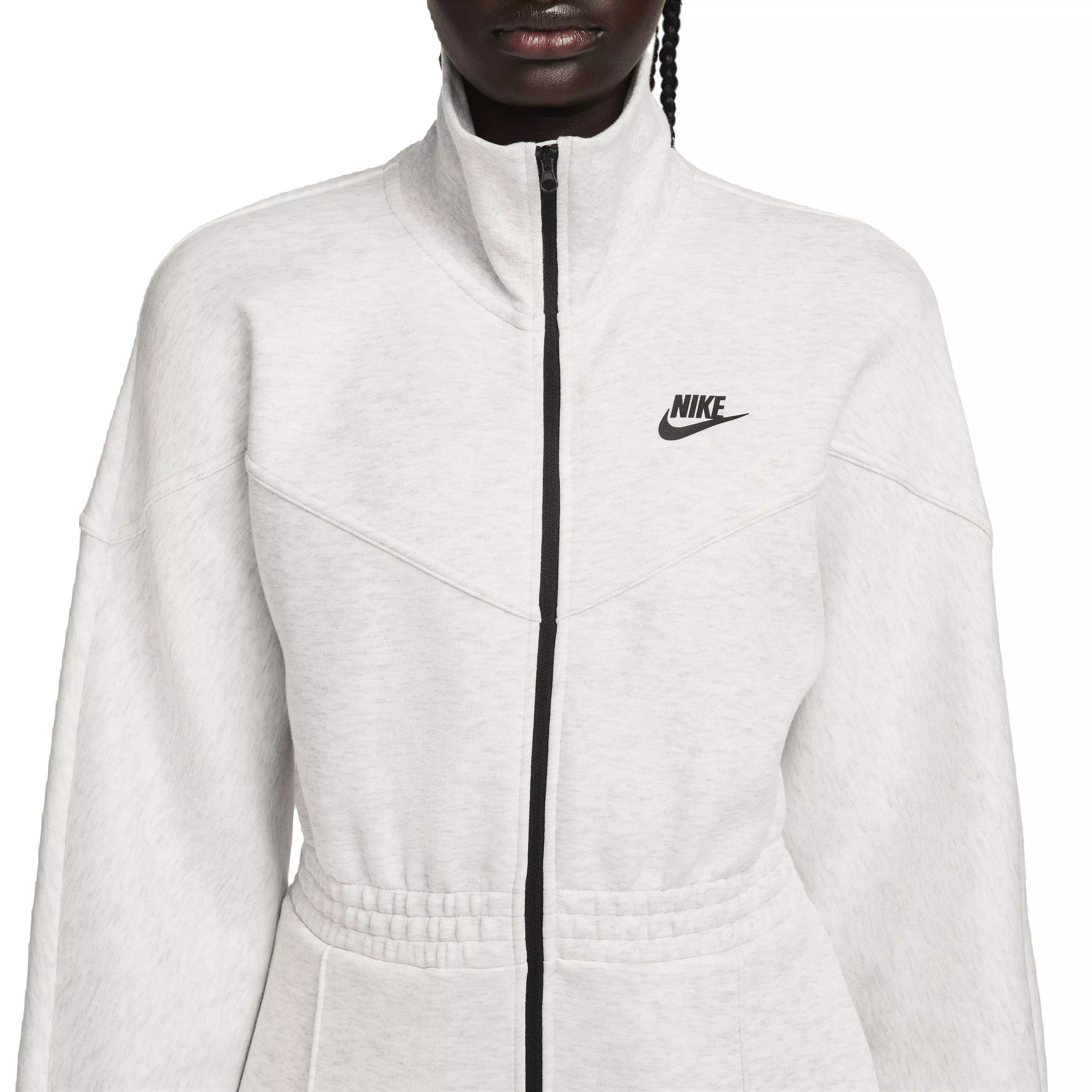 Nike Women's Sportswear Tech Fleece Windrunner Jumpsuit - GREY