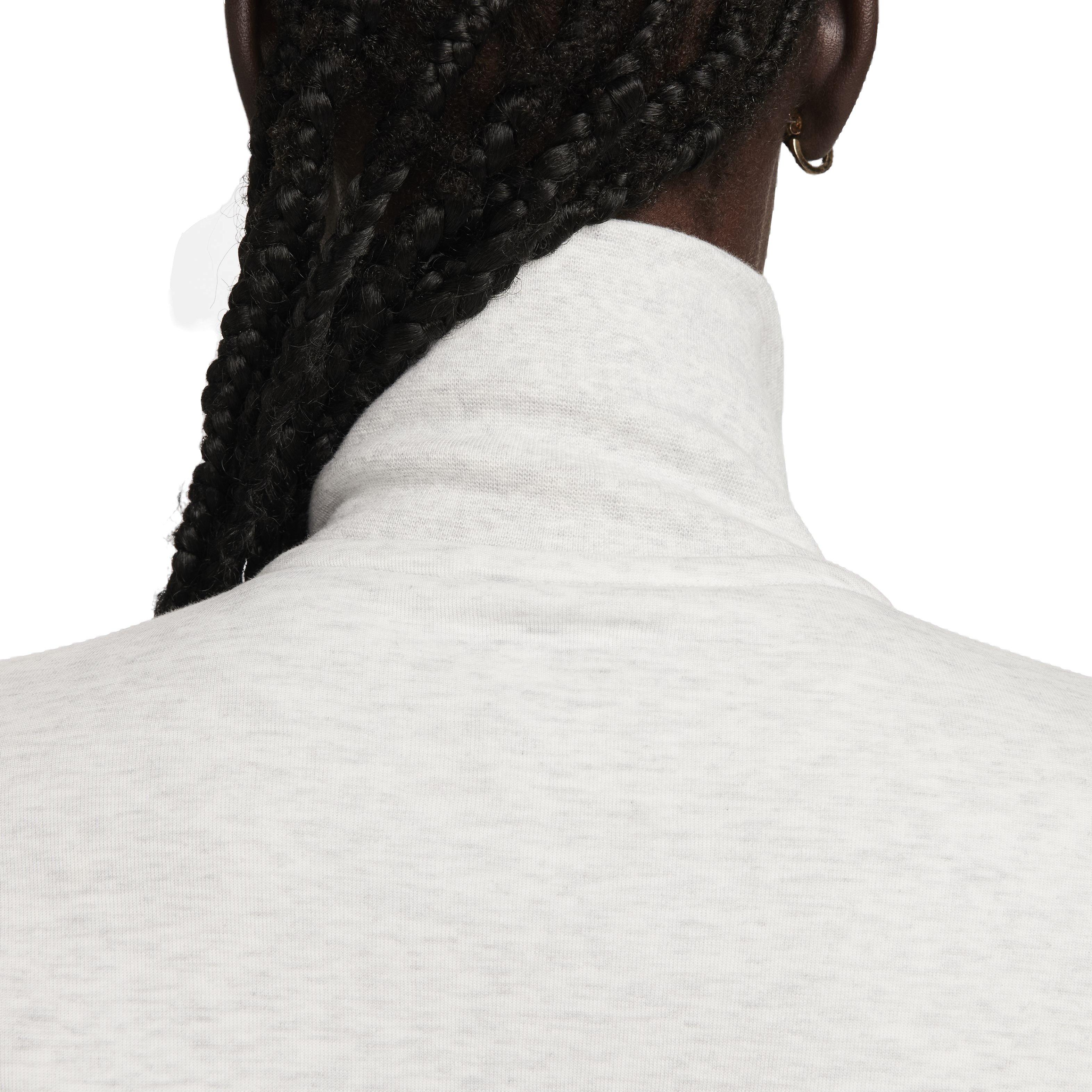 Nike Women's Sportswear Tech Fleece Windrunner Jumpsuit - GREY Thumbnail View 6