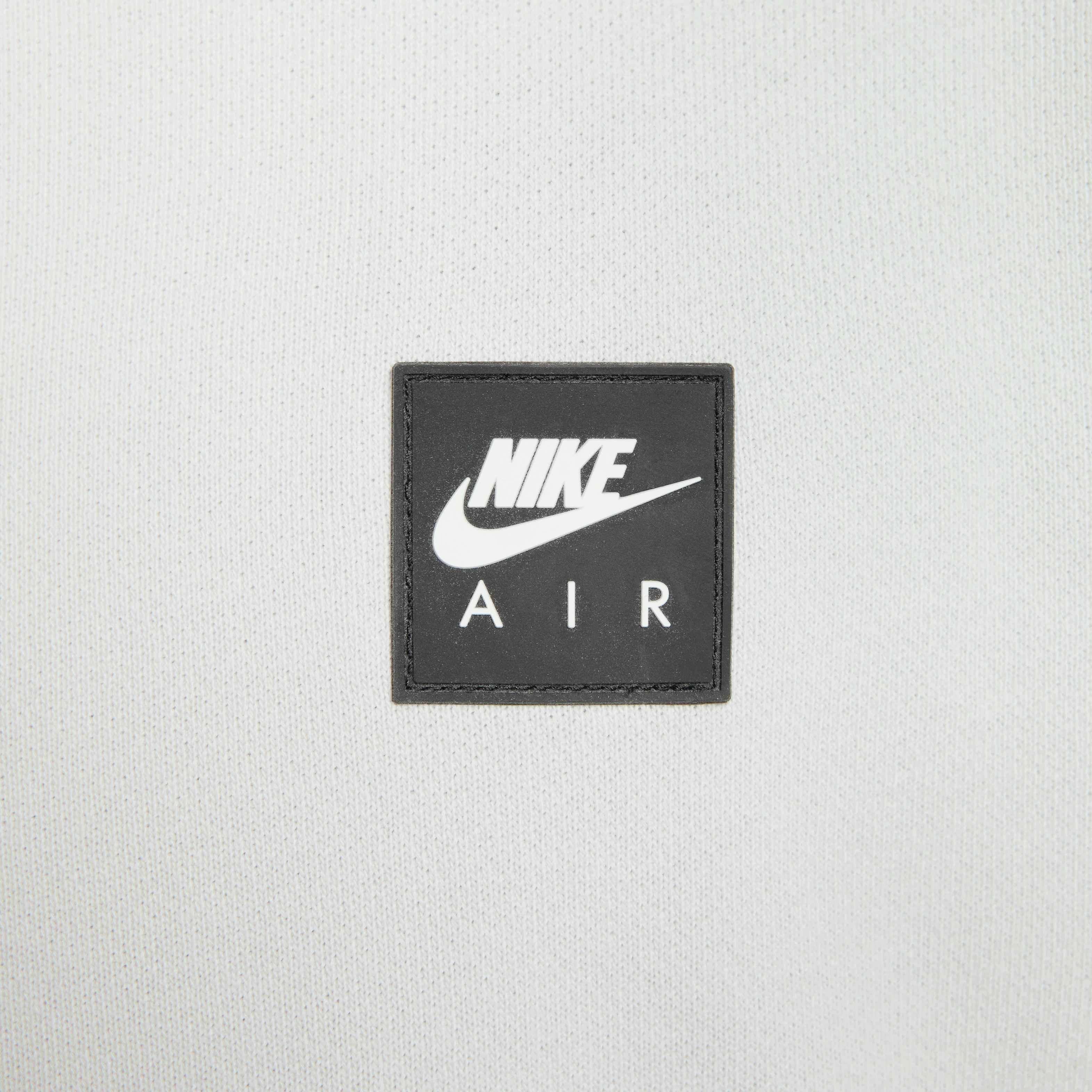 Nike Air Men's Full-Zip Fleece Jacket - GREY Thumbnail View 4