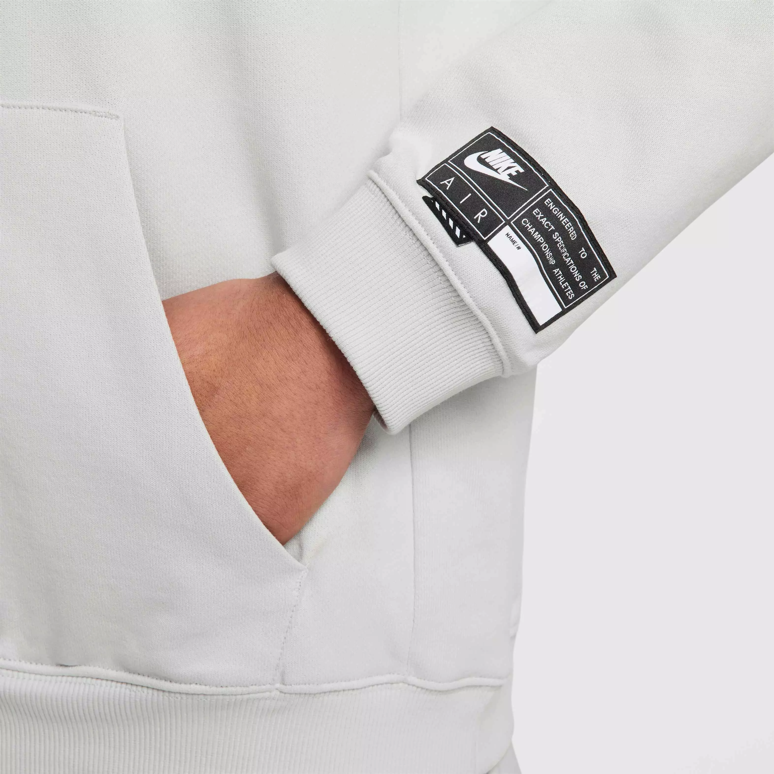 Nike Air Men's Full-Zip Fleece Jacket - GREY