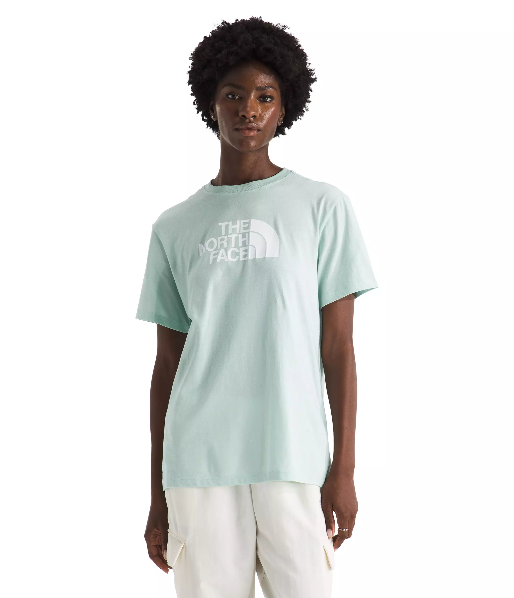 The North Face Women's Evolution Half Dome Relaxed Short-Sleeve Tee - Lt Mint - LT MINT