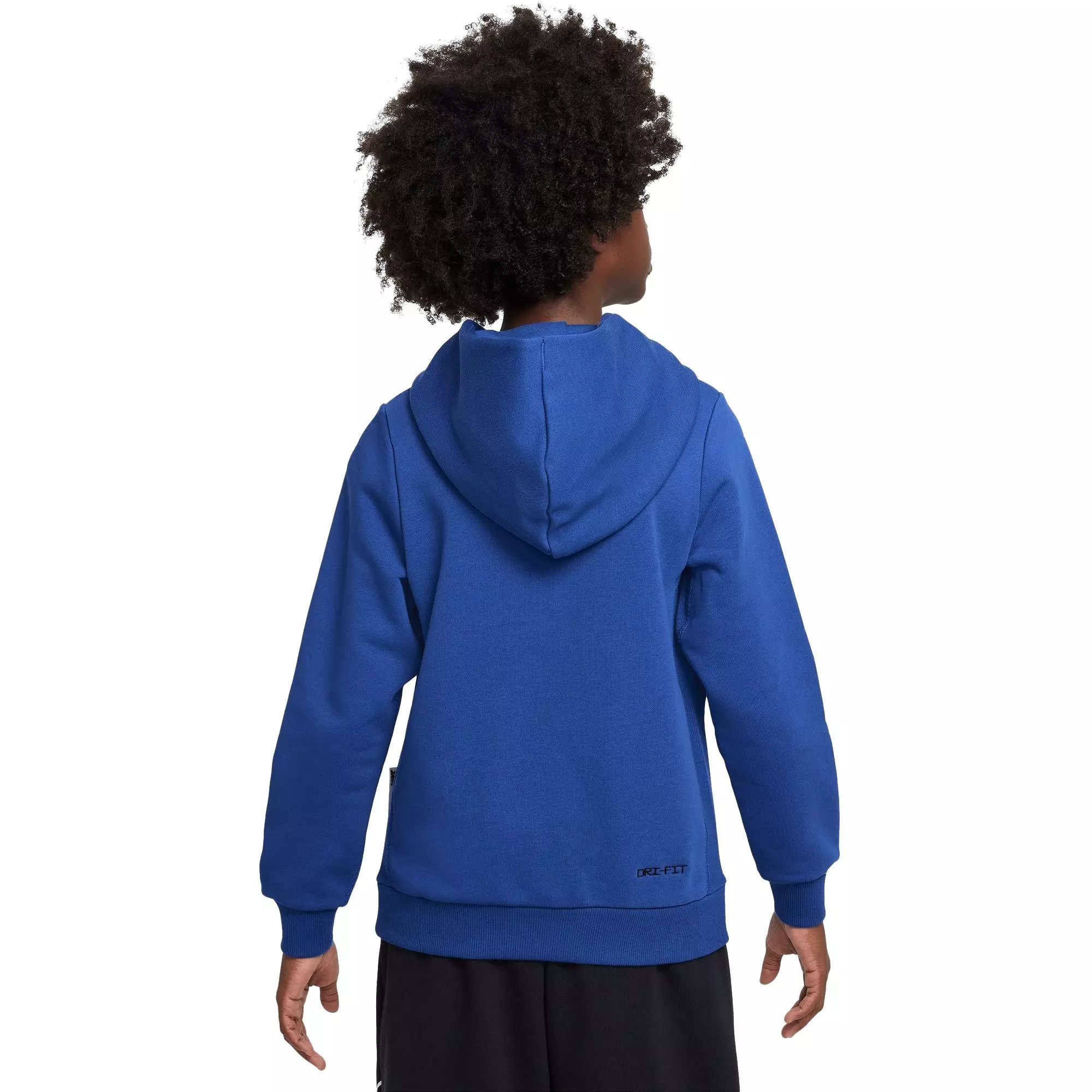 Nike Big Kids' Standard Issue Dri-FIT Fleece Basketball Hoodie - BLUE