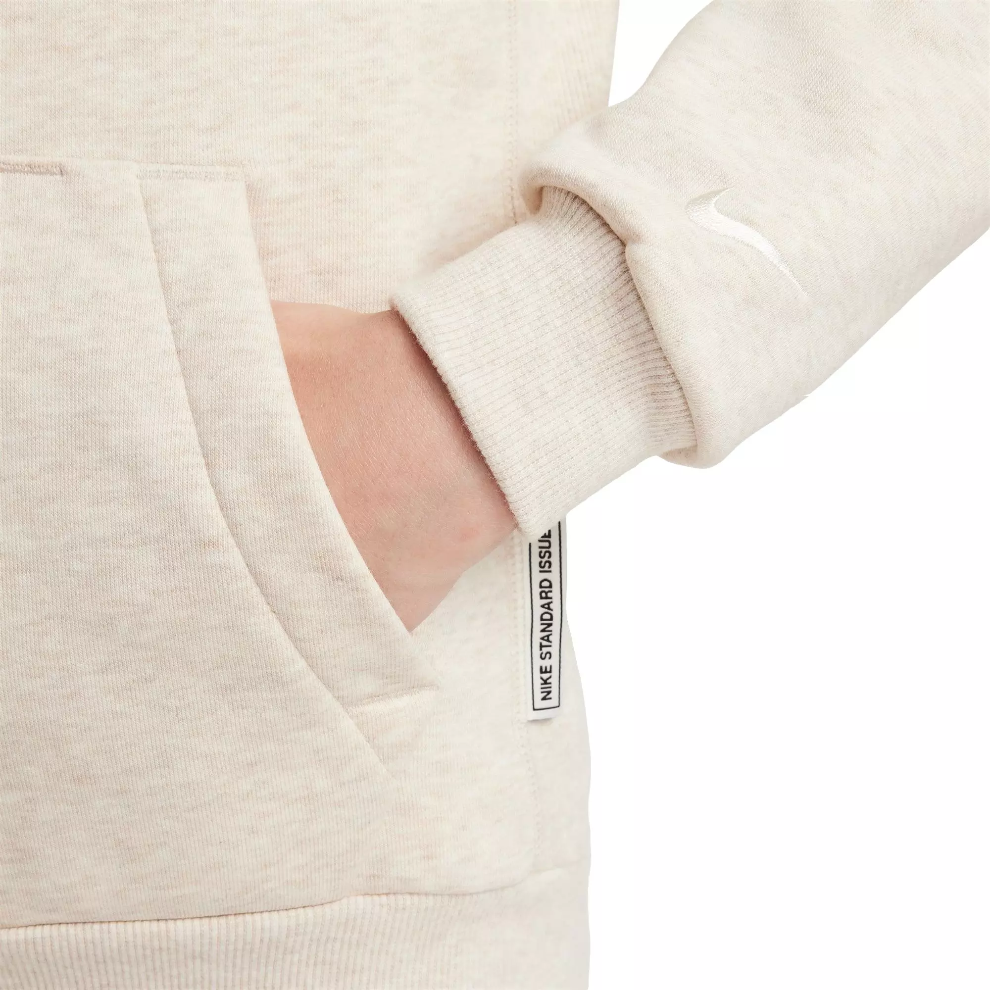 Nike Big Kids' Standard Issue Dri-FIT Fleece Basketball Hoodie - TAN