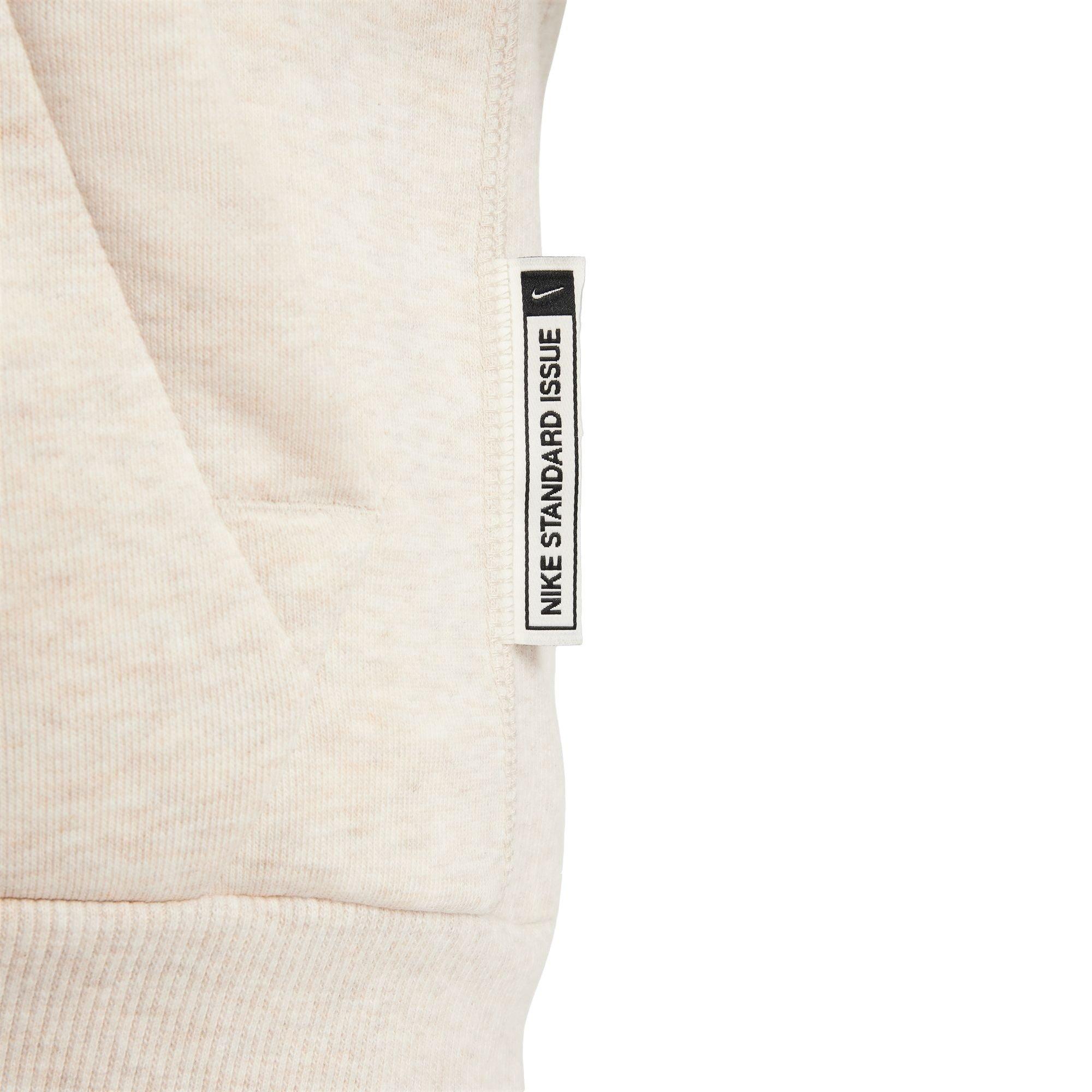 Nike Big Kids' Standard Issue Dri-FIT Fleece Basketball Hoodie - TAN Thumbnail View 8