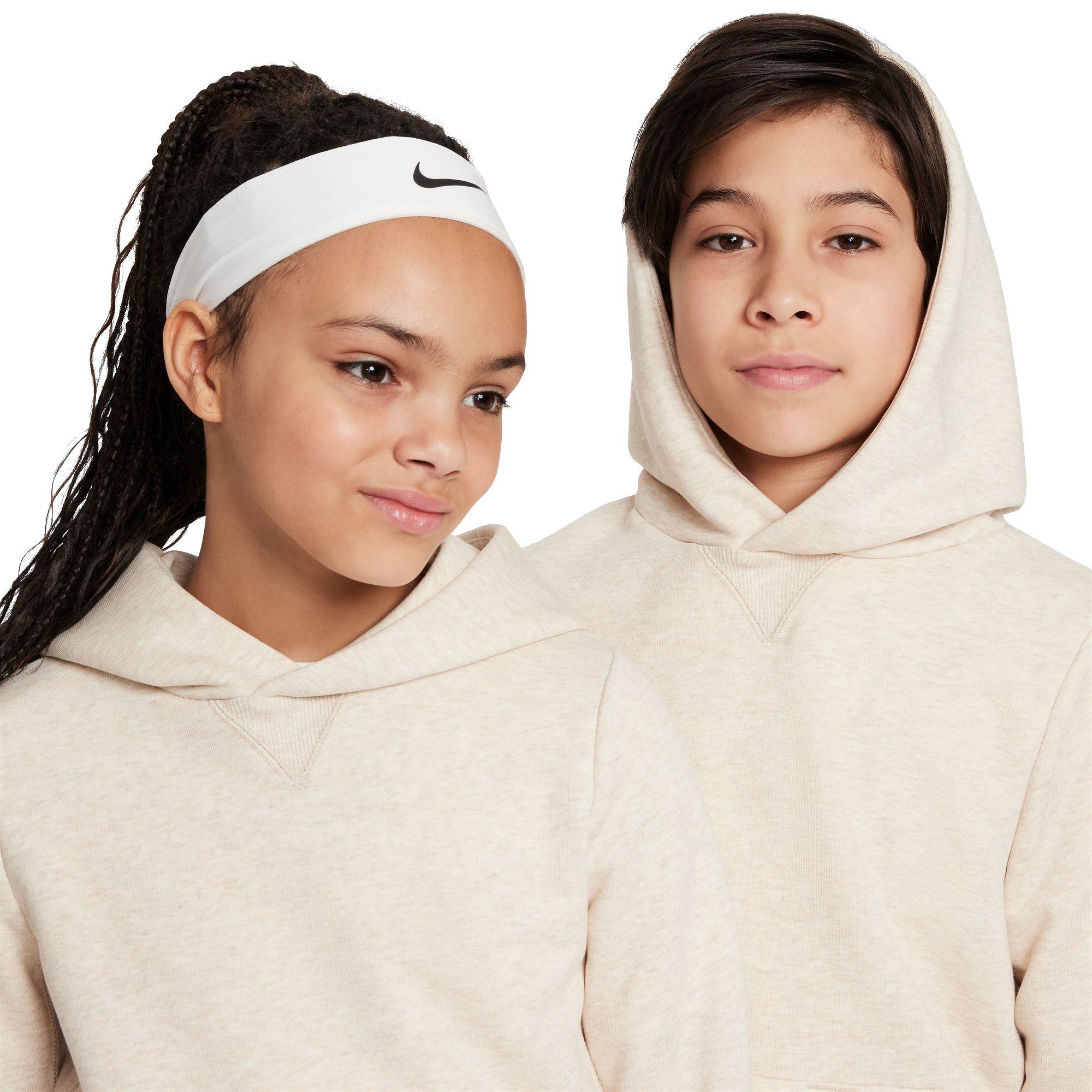 Nike Big Kids' Standard Issue Dri-FIT Fleece Basketball Hoodie - TAN Thumbnail View 9