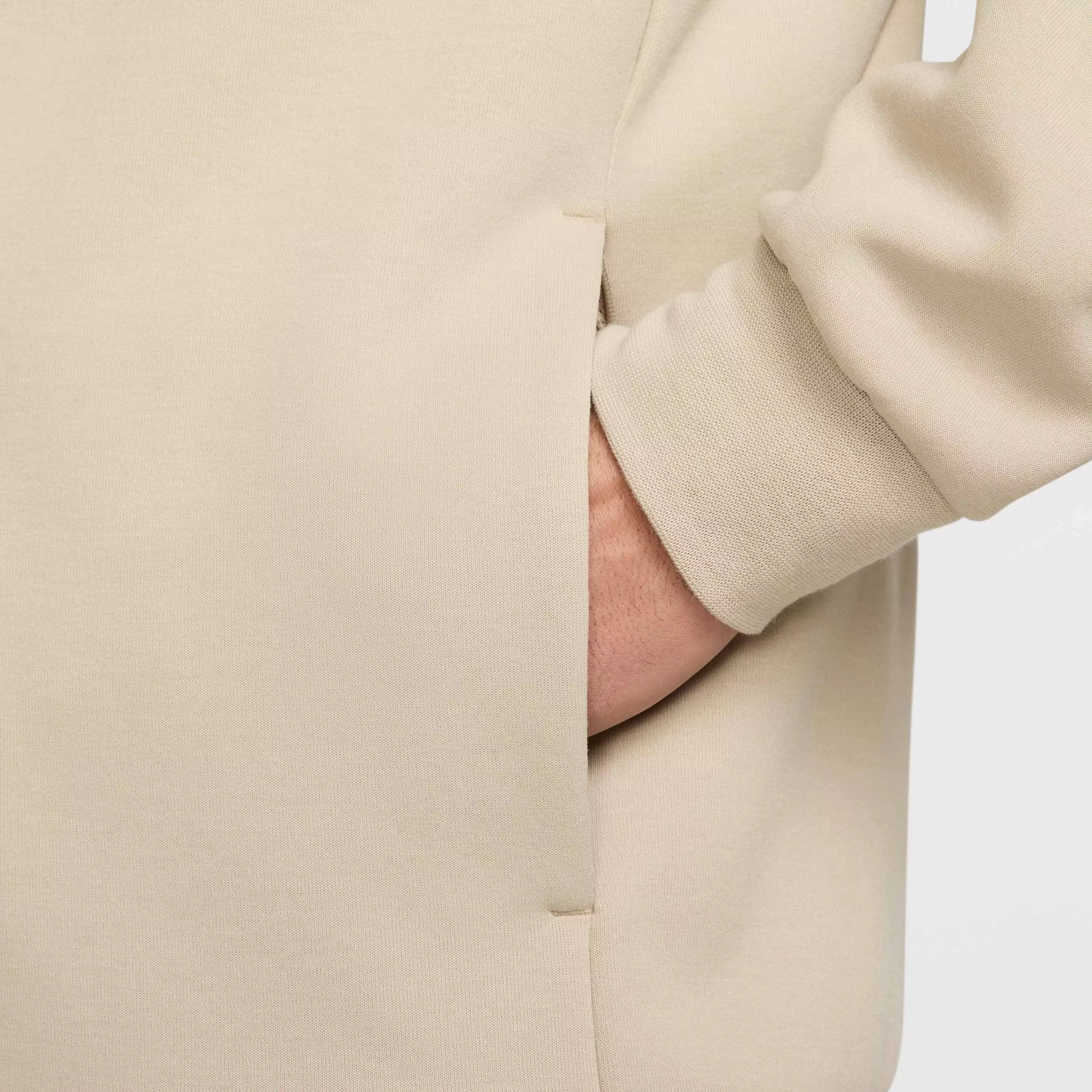 Nike Men's Primary Fleece Dri-FIT UV Full-Zip Performance Jacket - KHAKI