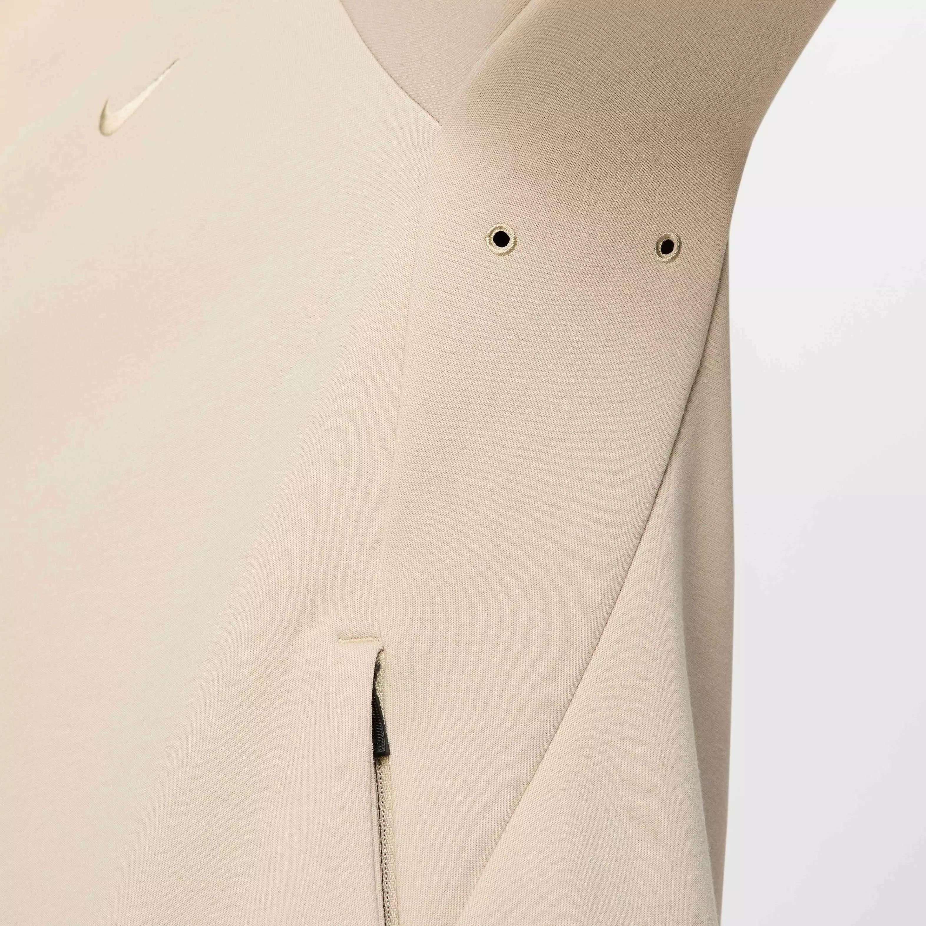 Nike Men's Primary Fleece Dri-FIT UV Full-Zip Performance Jacket - KHAKI