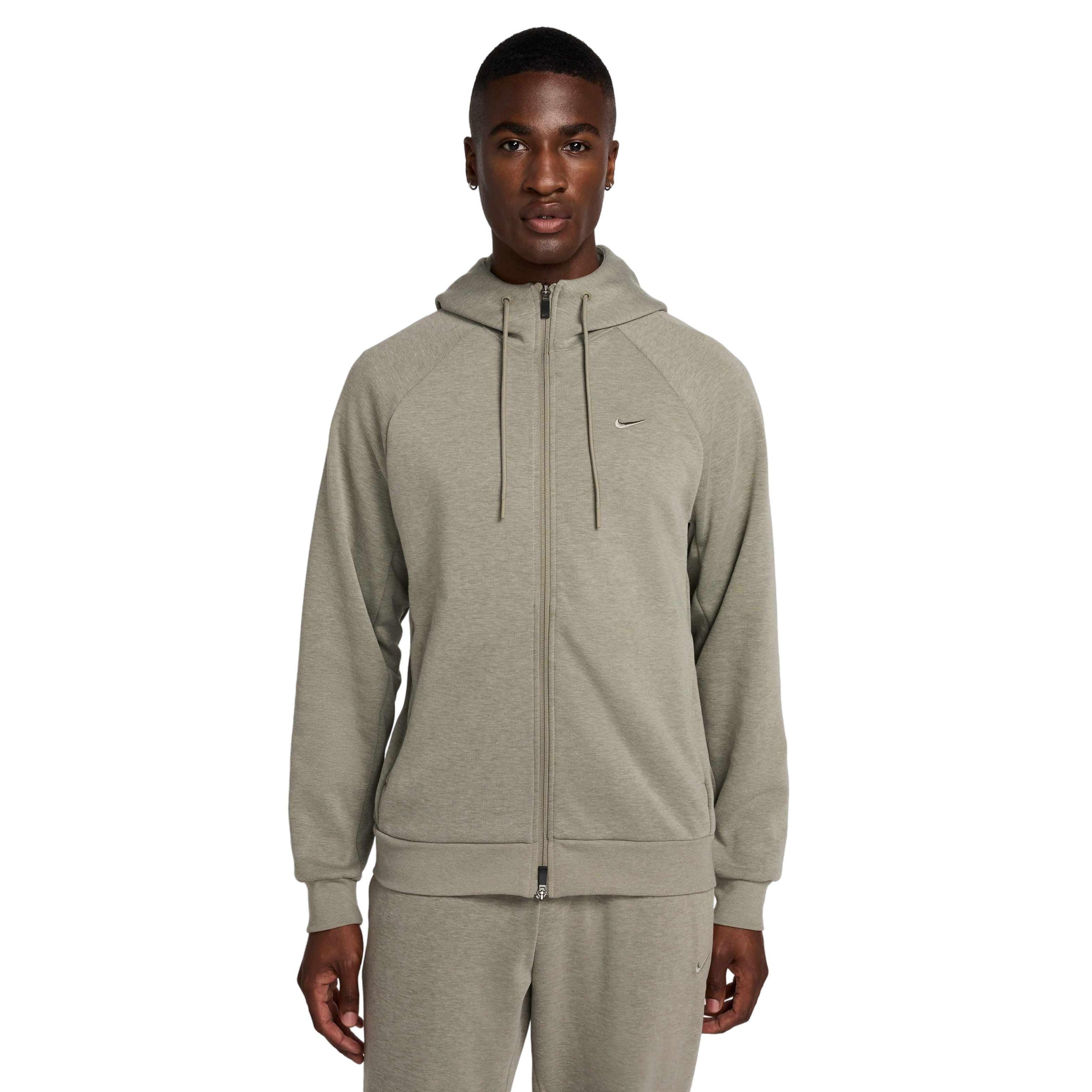 Nike Men's Primary Fleece Dri-FIT UV Full-Zip Performance Jacket - GREEN Thumbnail View 1