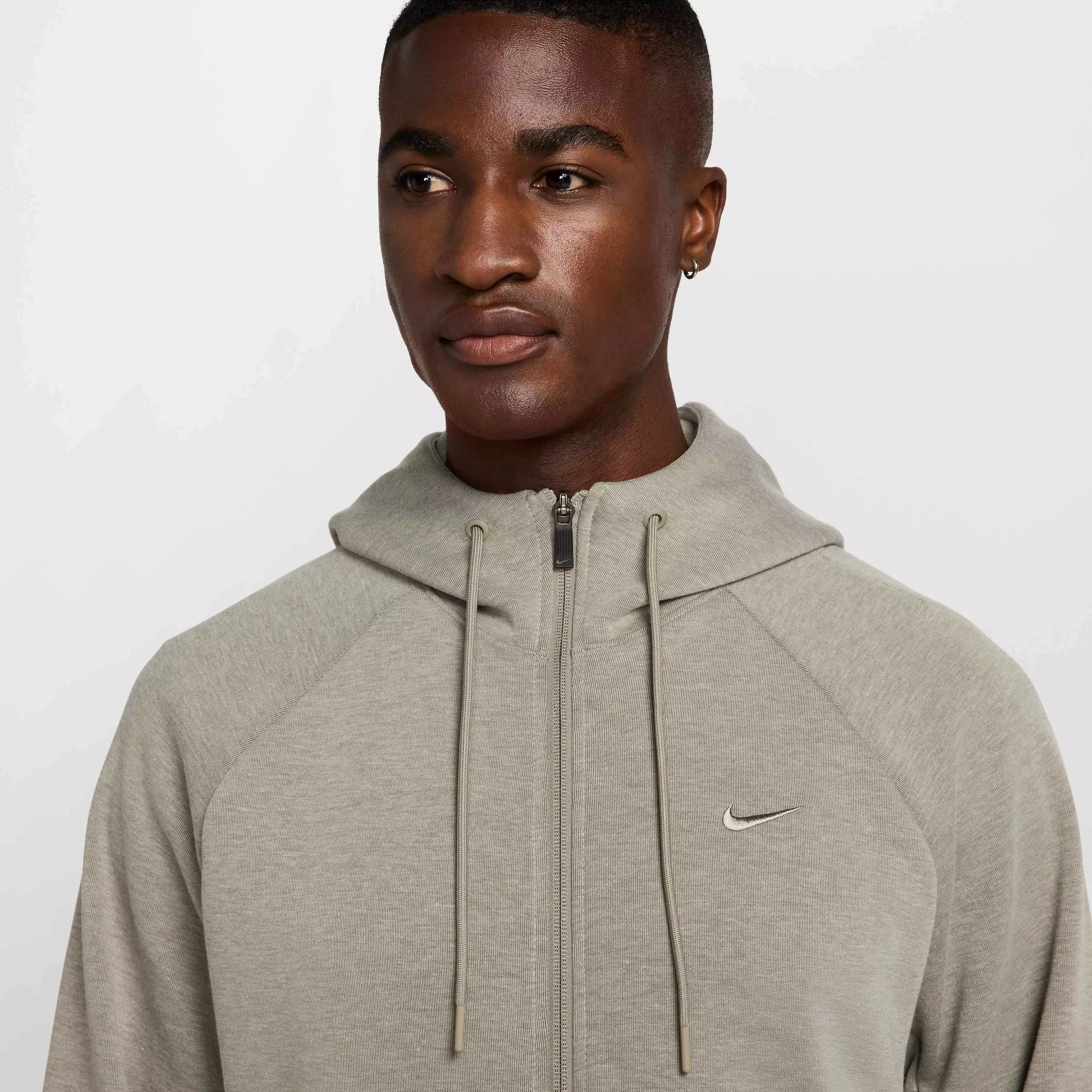 Nike Men's Primary Fleece Dri-FIT UV Full-Zip Performance Jacket - GREEN